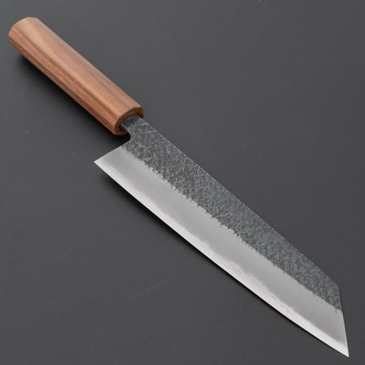 Muneishi Blue #2 Tsuchime Kiritsuke Gyuto 210mm Walnut Handle