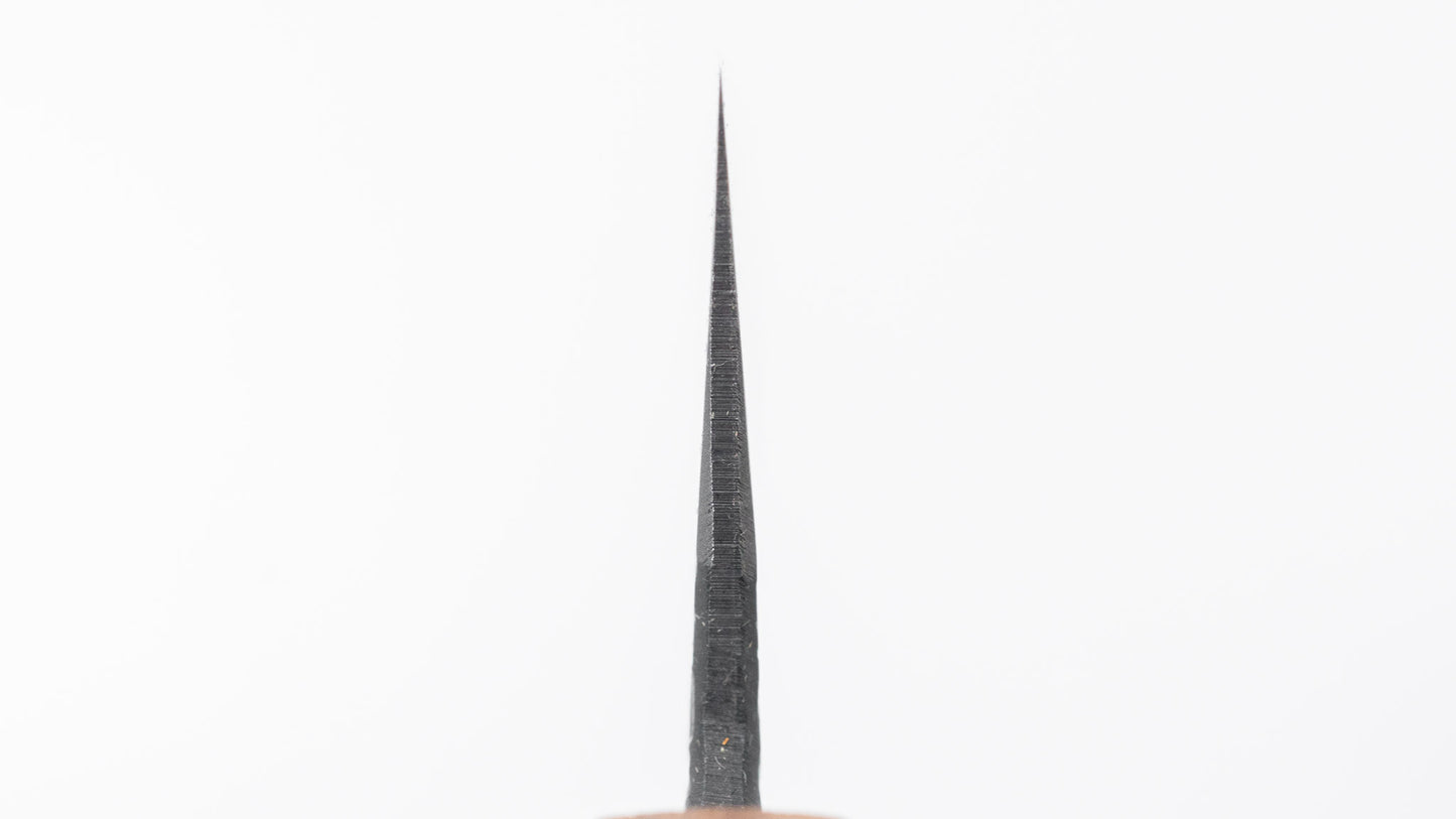 宗石工房 青2 槌目 黒打 切付牛刀 210mm ウォールナット柄