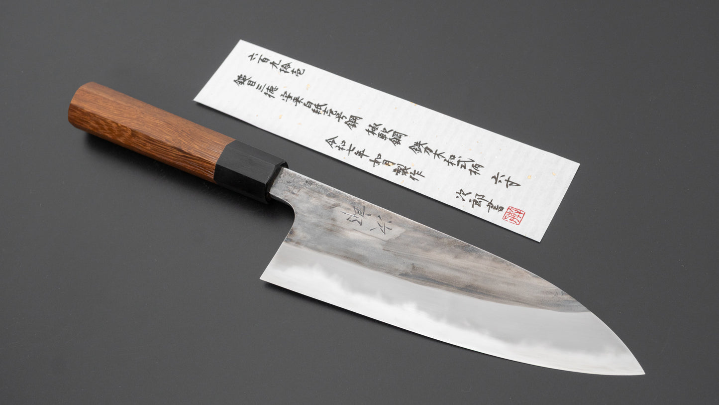 Jiro Tsuchime Wa Santoku 180mm Taihei Tagayasan Handle (#691)