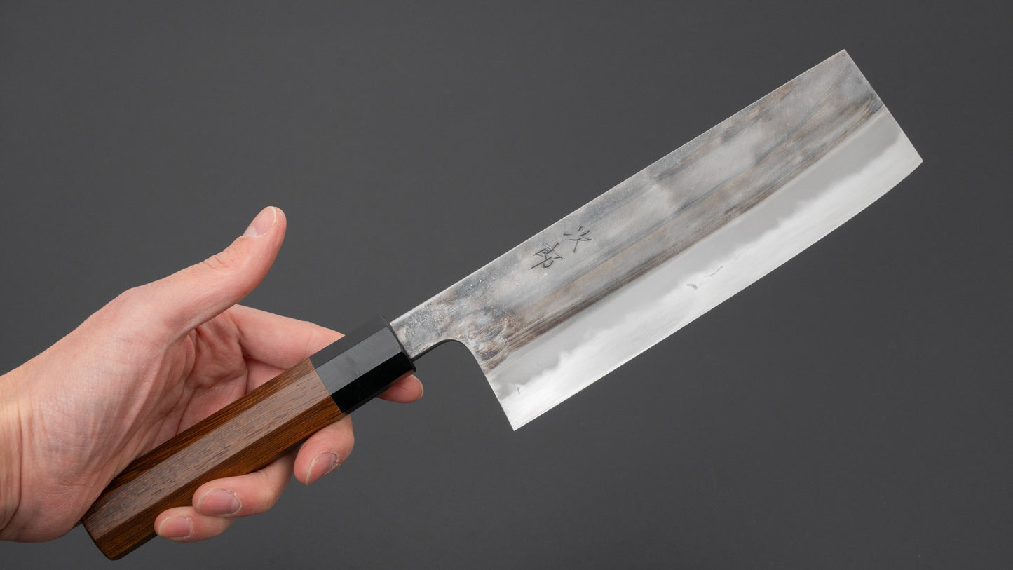 Jiro Tsuchime Wa Nakiri 180mm Taihei Tagayasan Handle (#696)
