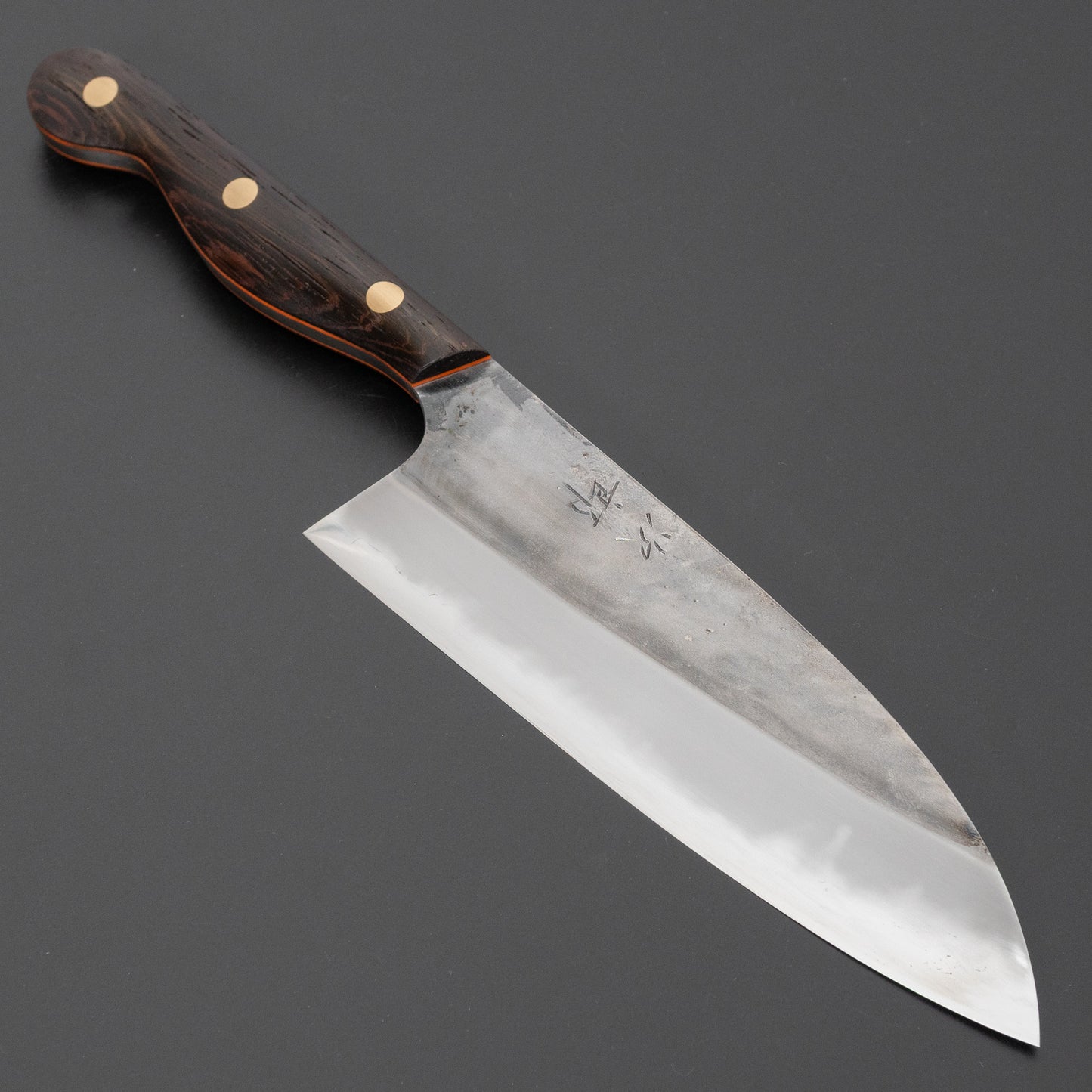 Jiro Tsuchime Yo Santoku 180mm Tagayasan Handle (#697)