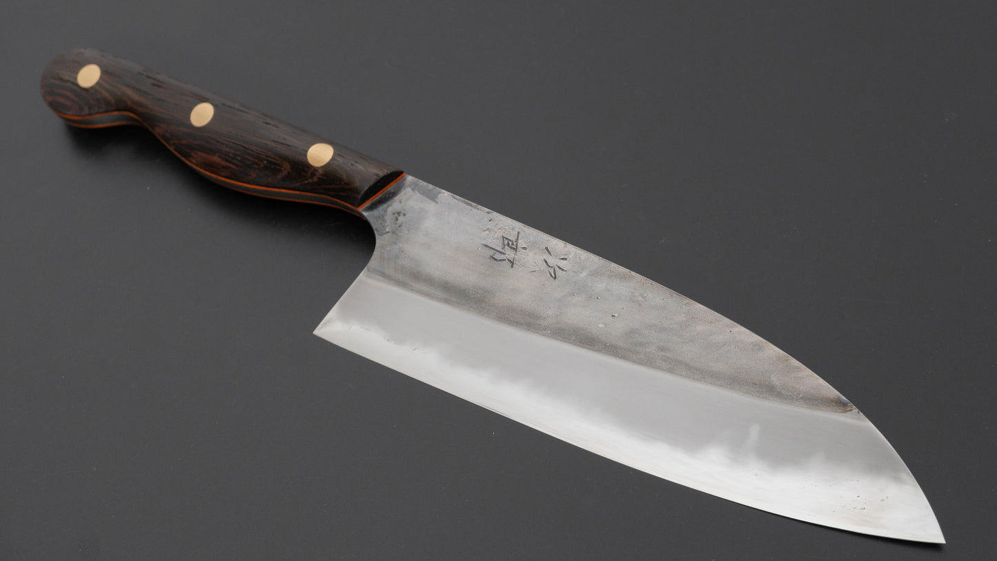 Jiro Tsuchime Yo Santoku 180mm Tagayasan Handle (#697)