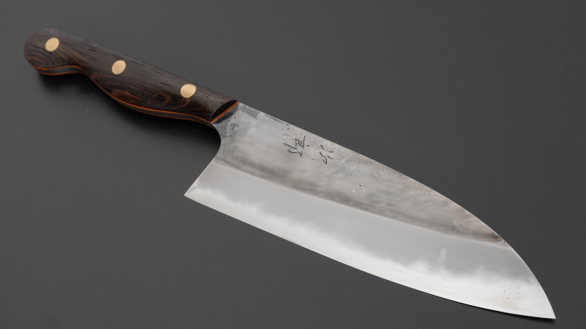 Jiro Tsuchime Yo Santoku 180mm Tagayasan Handle (#697)