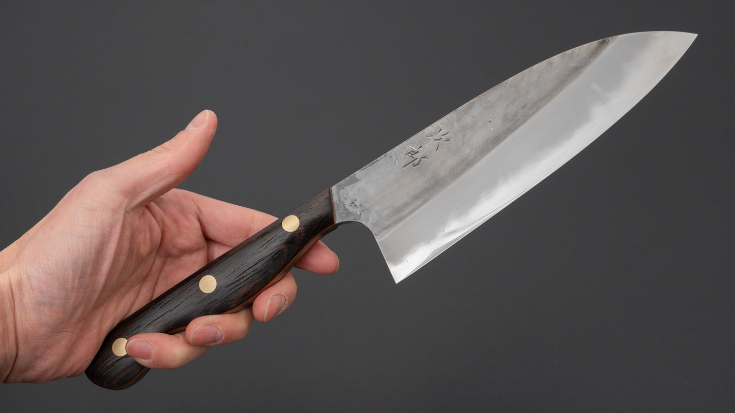 Jiro Tsuchime Yo Santoku 180mm Tagayasan Handle (#697)