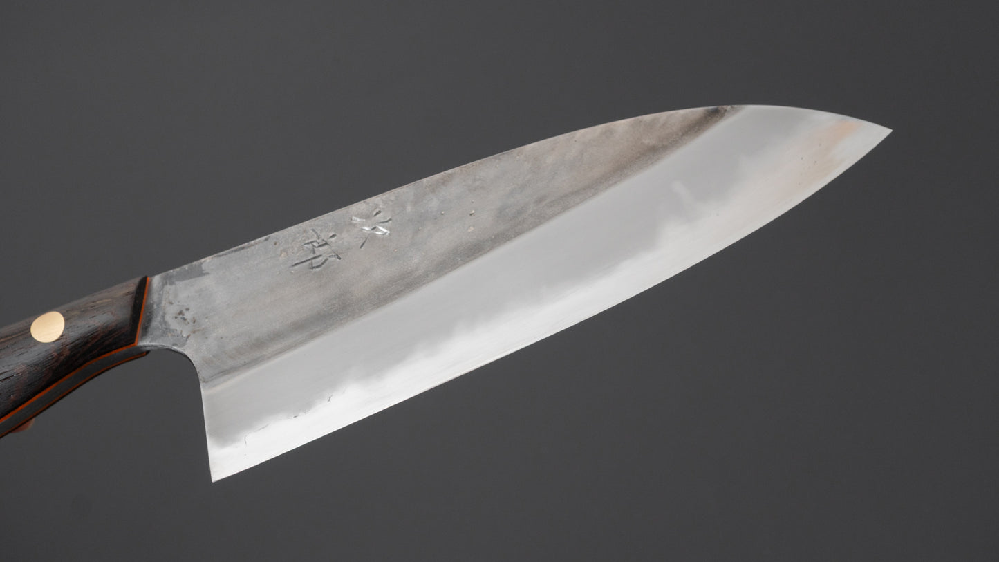 Jiro Tsuchime Yo Santoku 180mm Tagayasan Handle (#697)