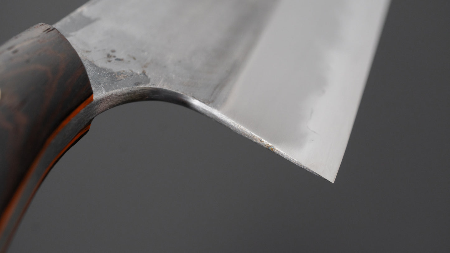 Jiro Tsuchime Yo Santoku 180mm Tagayasan Handle (#697)
