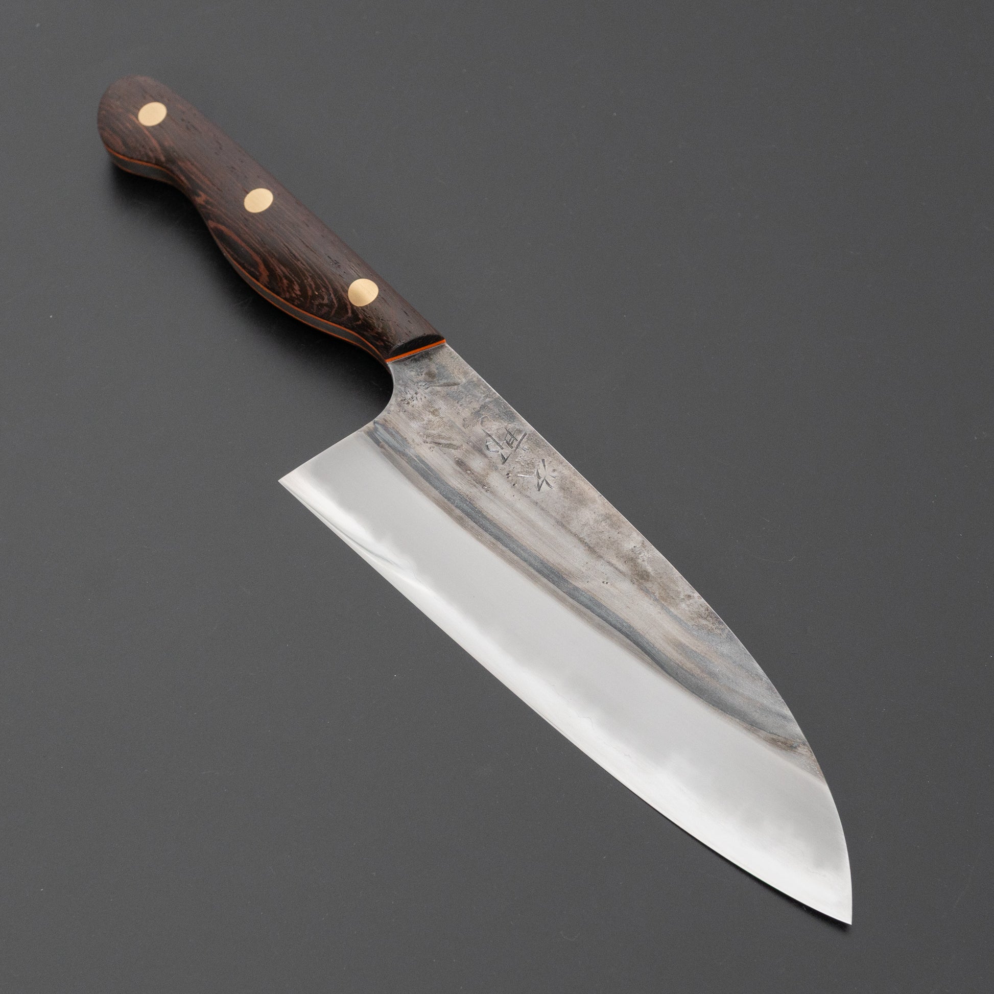 Jiro Tsuchime Yo Santoku 180mm Tagayasan Handle (#698)