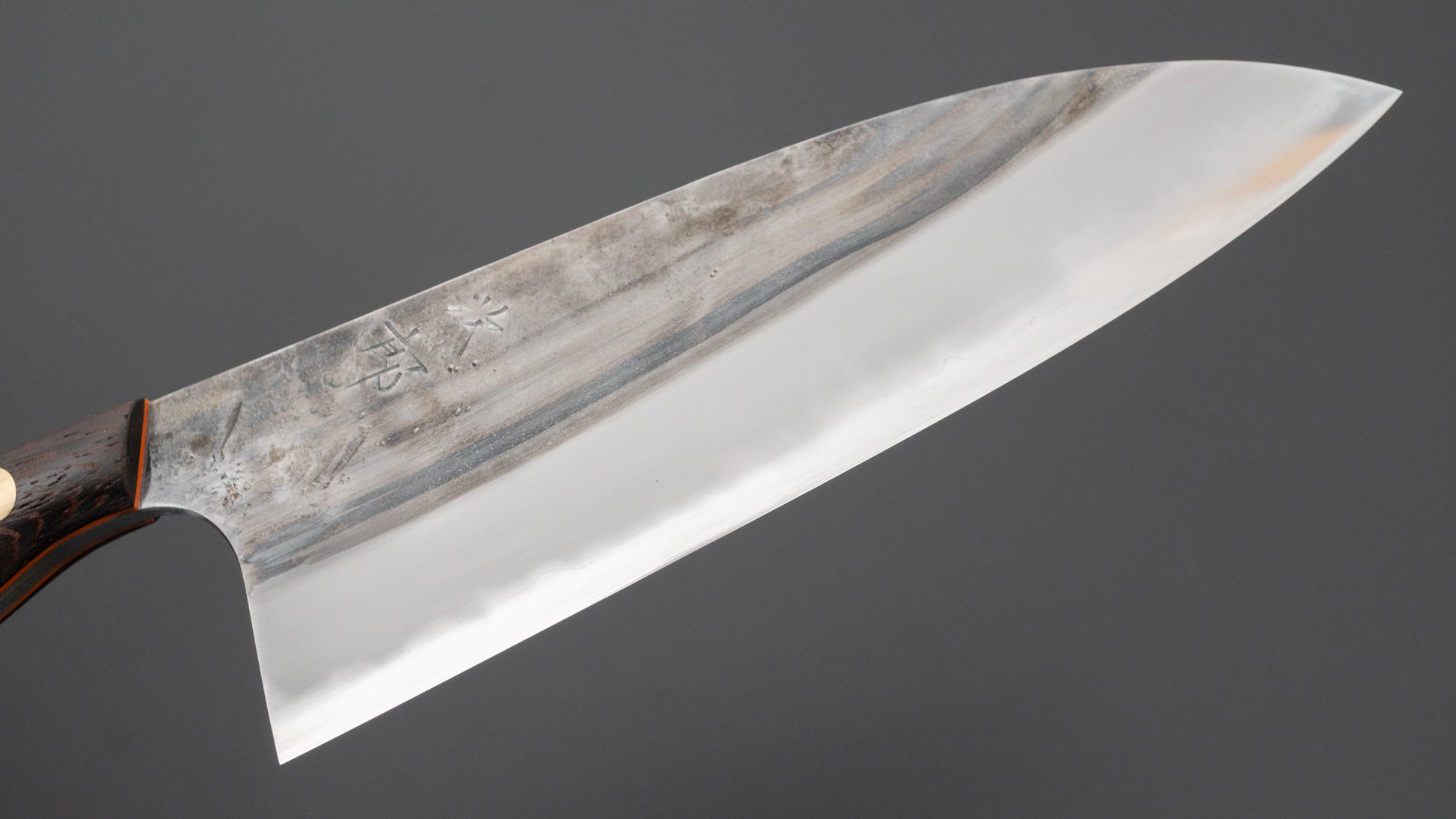 Jiro Tsuchime Yo Santoku 180mm Tagayasan Handle (#698)