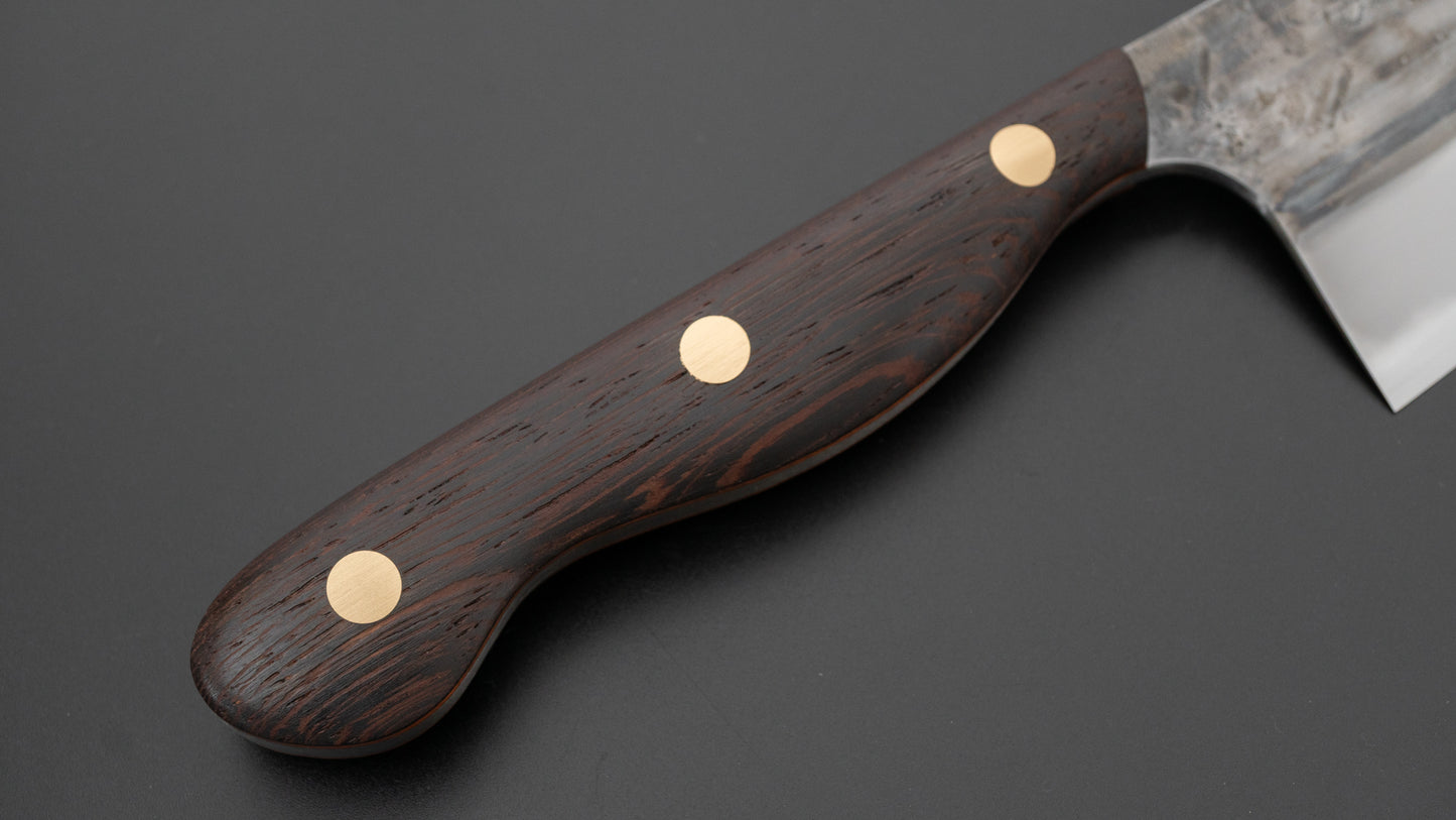 Jiro Tsuchime Yo Santoku 180mm Tagayasan Handle (#698)