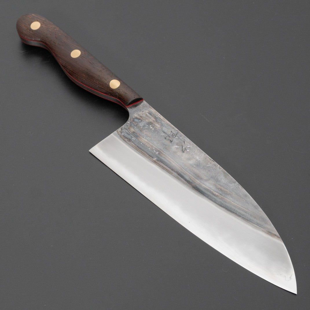 Jiro Tsuchime Yo Santoku 180mm Tagayasan Handle (#699)