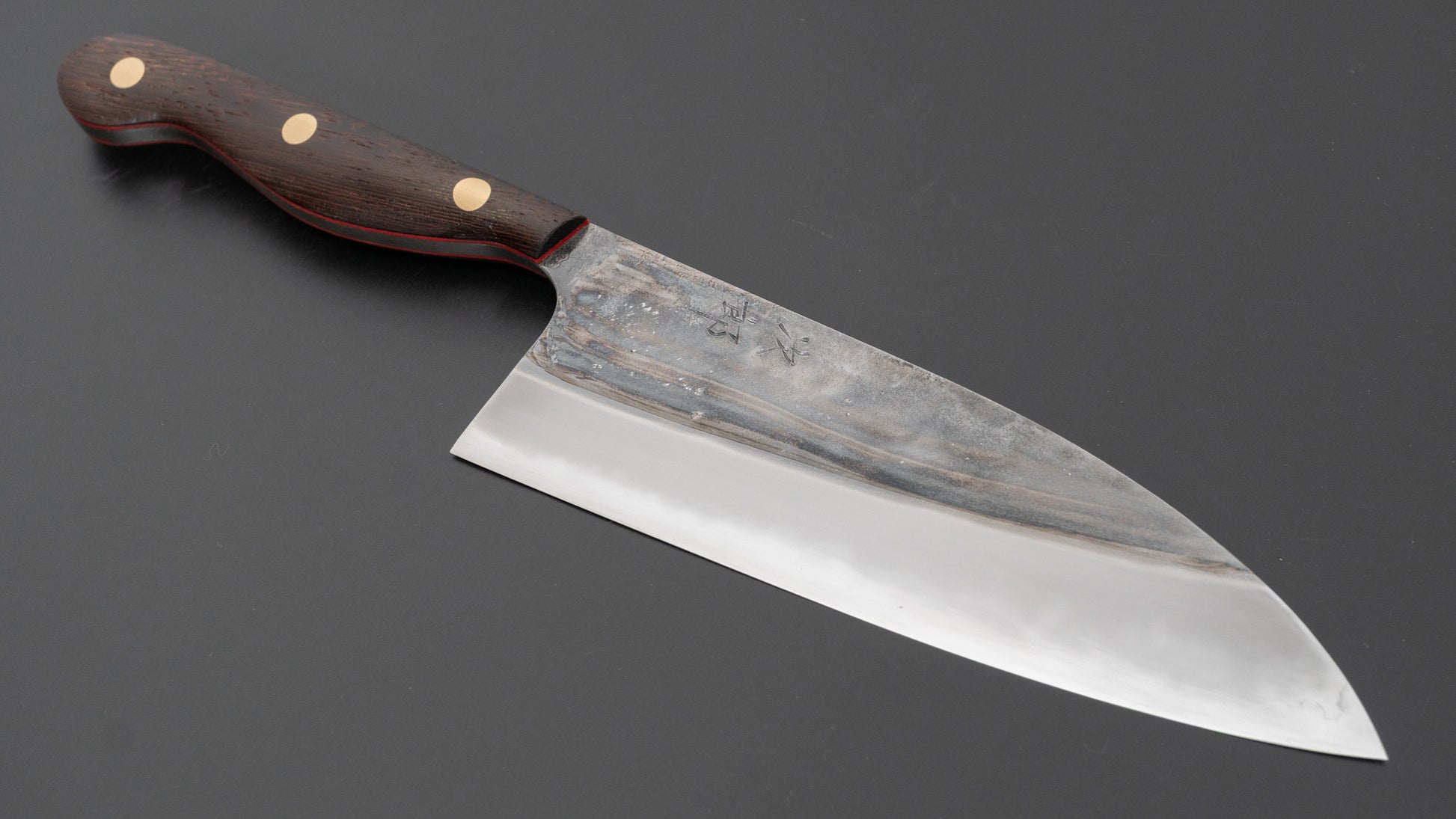 Jiro Tsuchime Yo Santoku 180mm Tagayasan Handle (#699)