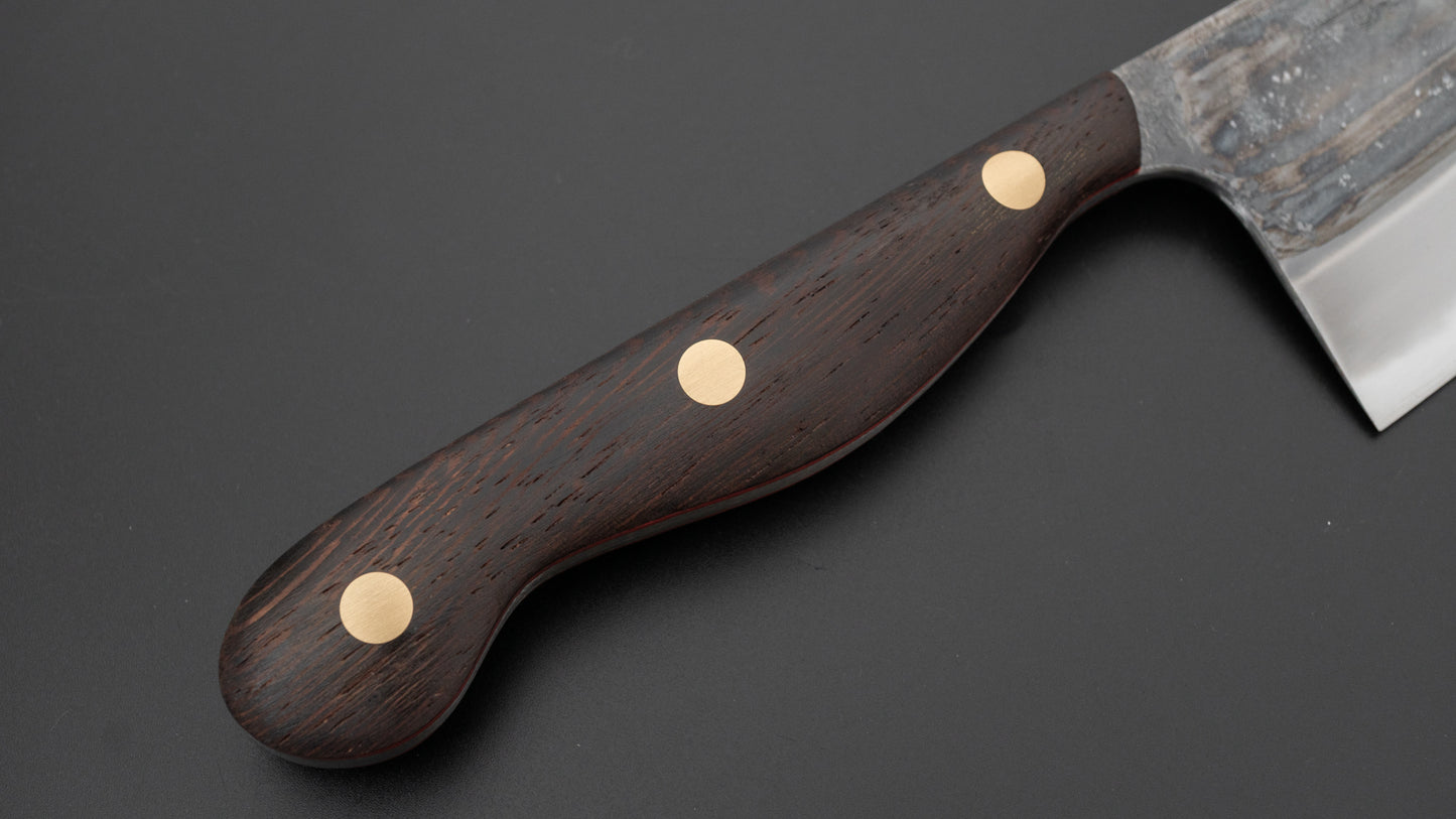 Jiro Tsuchime Yo Santoku 180mm Tagayasan Handle (#699)