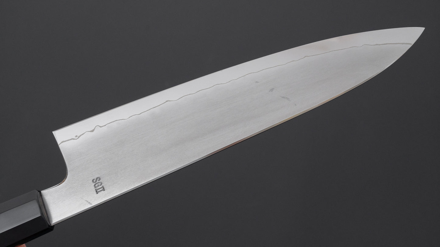 ひとひら 直 SG2 霞 牛刀 210mm 黒檀柄