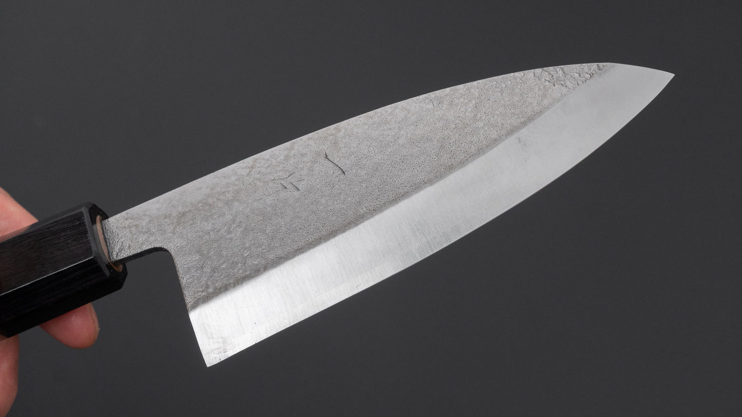 ひとひら VG10槌目 出刃 120mm ウォールナット柄