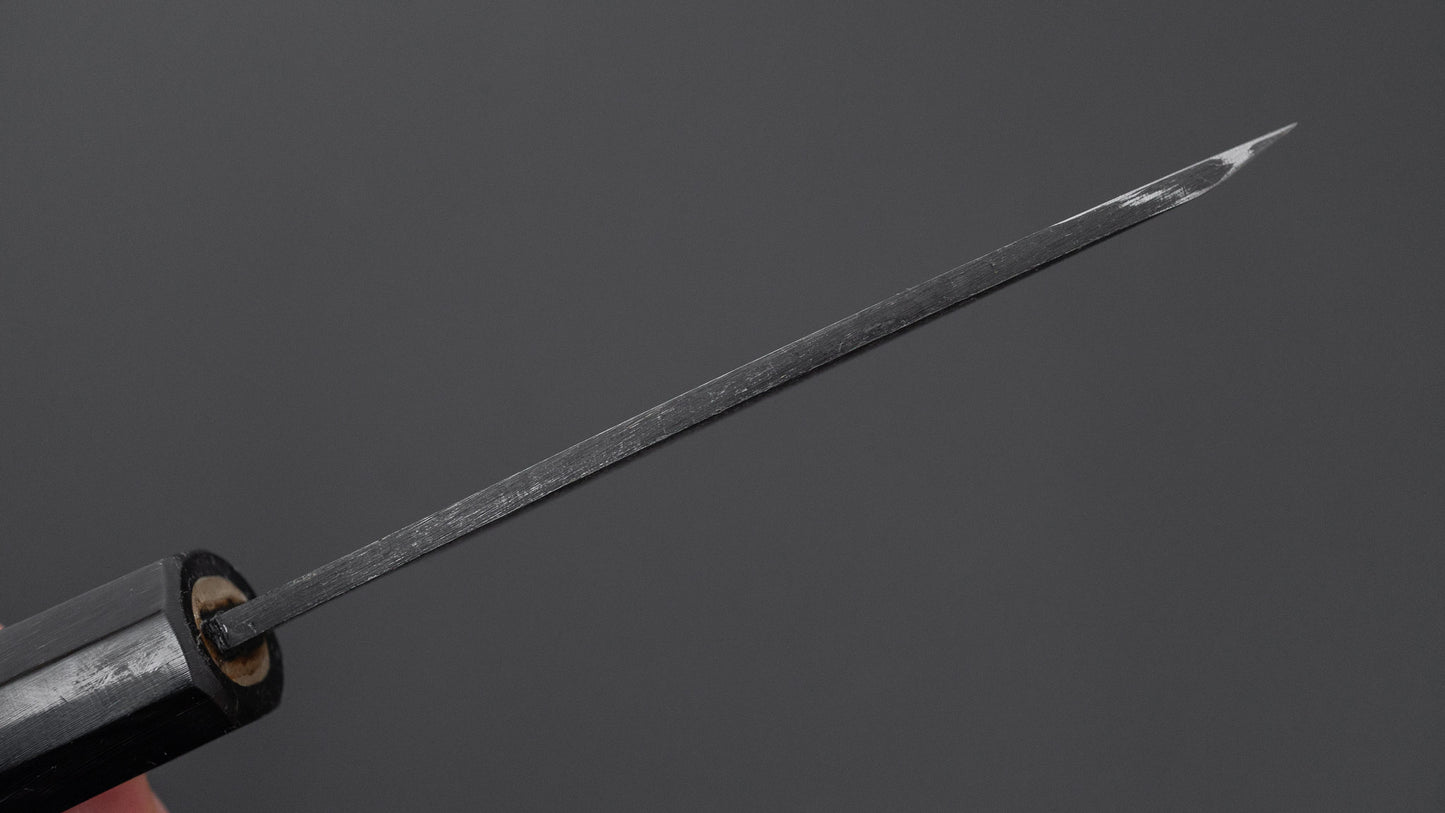 ひとひら 白二 黒打 出刃 90mm 朴柄