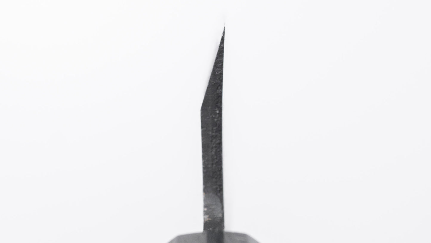 ひとひら 白二 黒打 出刃 90mm 朴柄