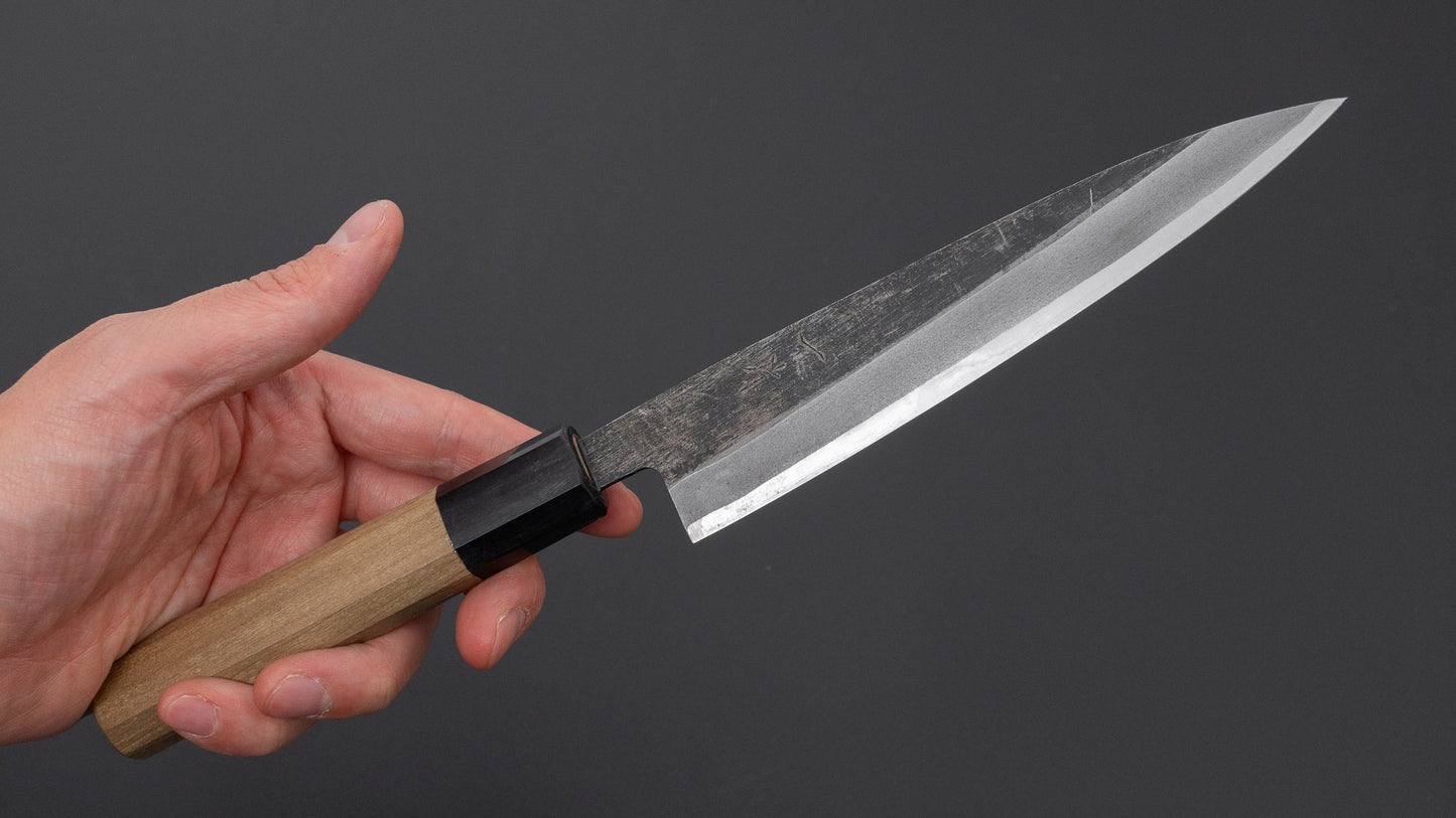 ひとひら 白二 黒打 貝サキ 150mm 朴柄