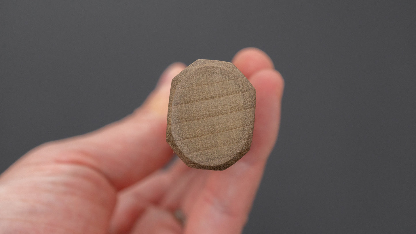ひとひら 白二 黒打 貝サキ 150mm 朴柄