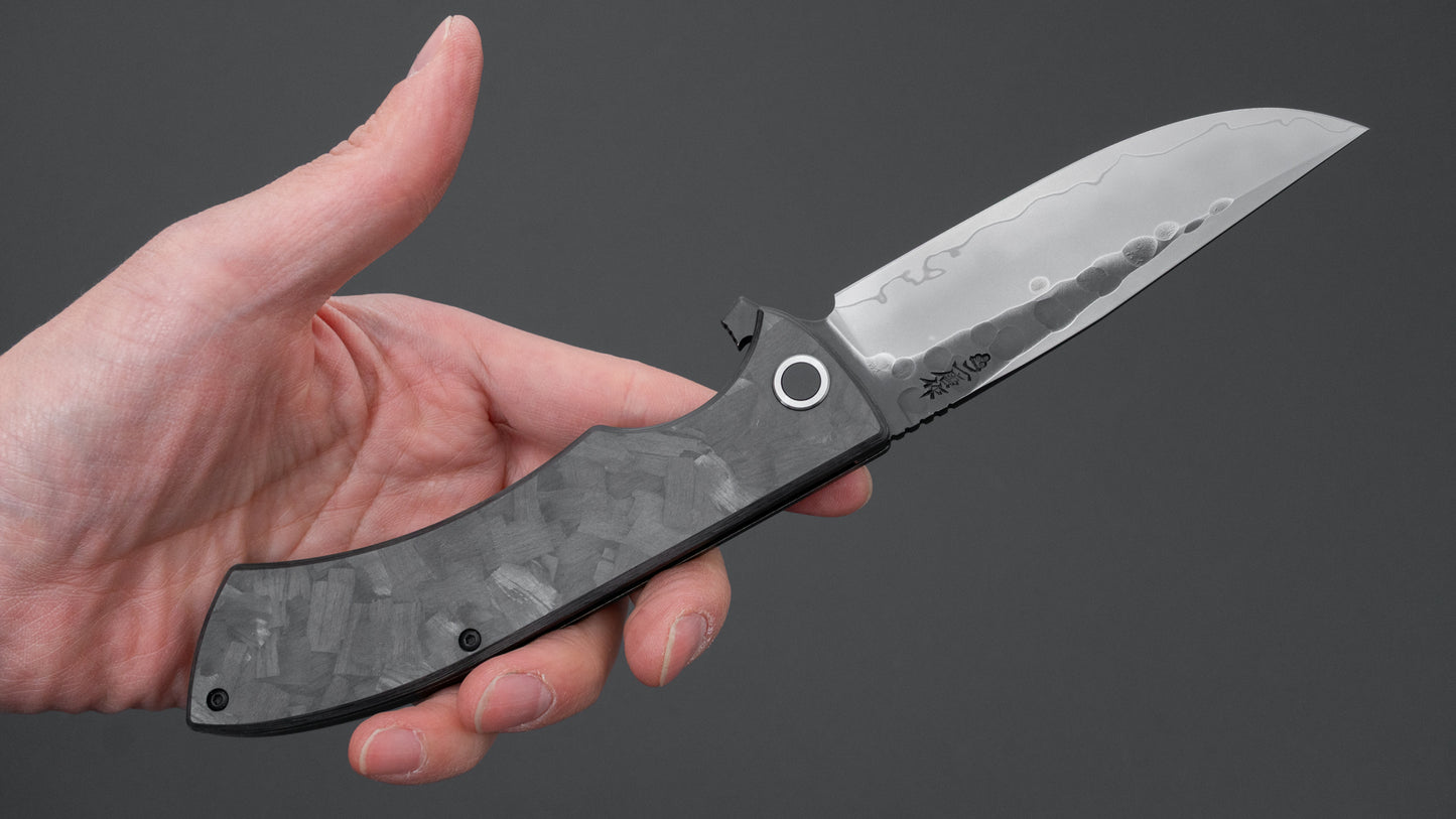 Nigara SG2 Folding Knife Carbon Fiber Handle