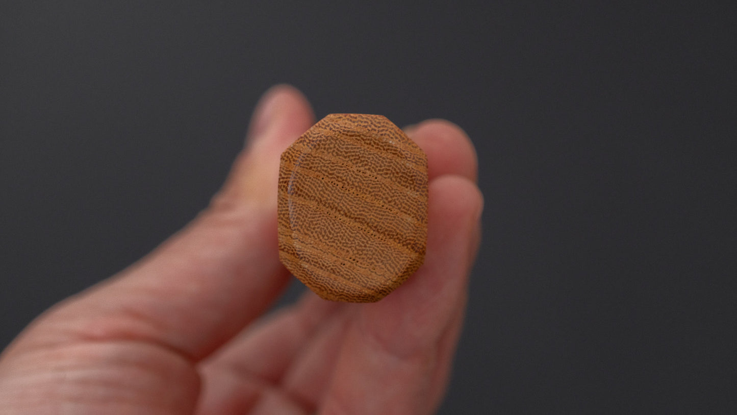 ひとひら ふたな 青紙スーパー 磨 パーリングナイフ 80mm 欅柄