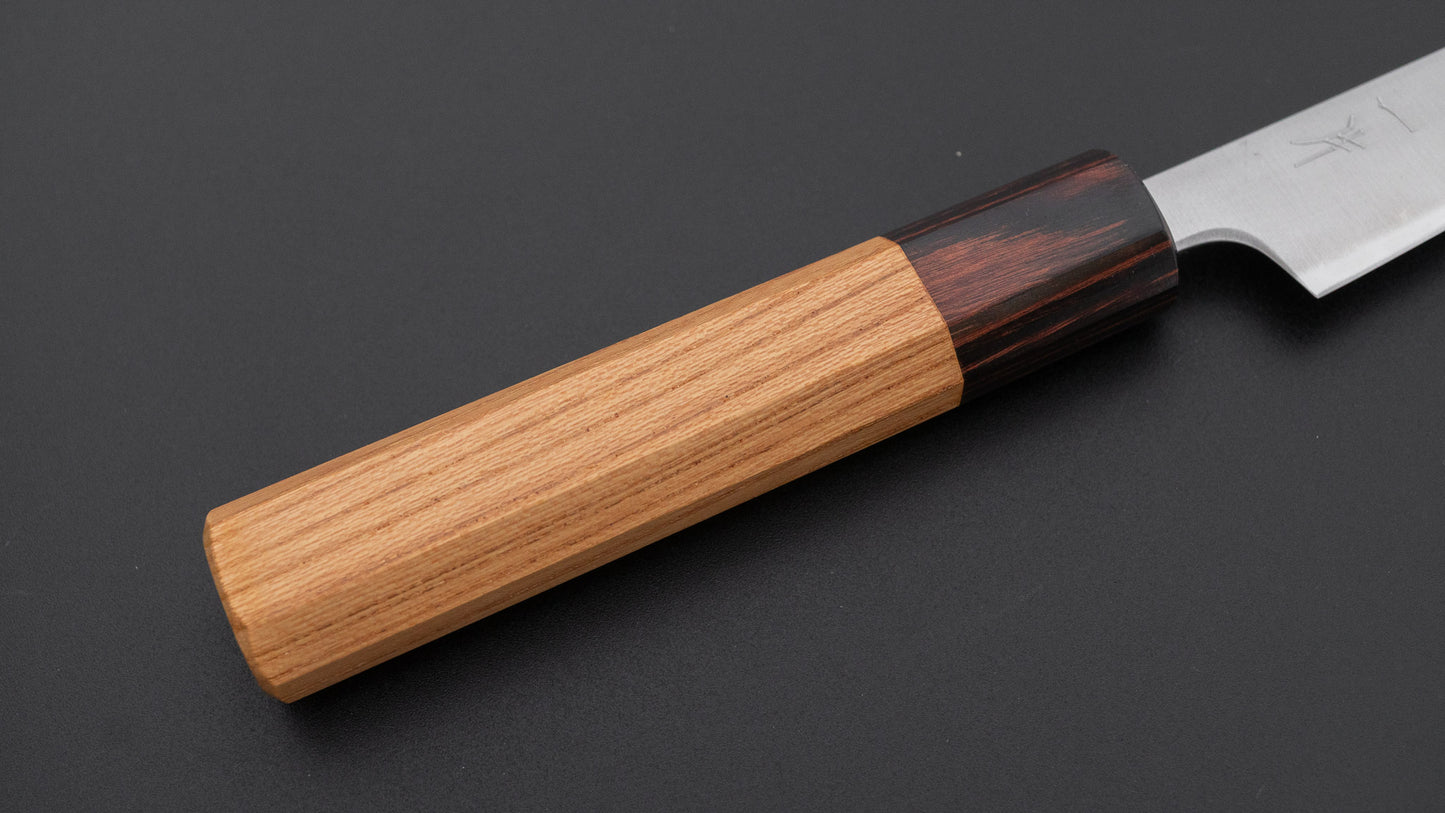 ひとひら ふたな 青紙スーパー 磨 パーリングナイフ 80mm 欅柄