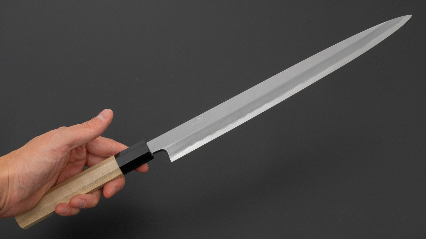 ひとひら 白紙 ふぐ引き 300mm 朴柄