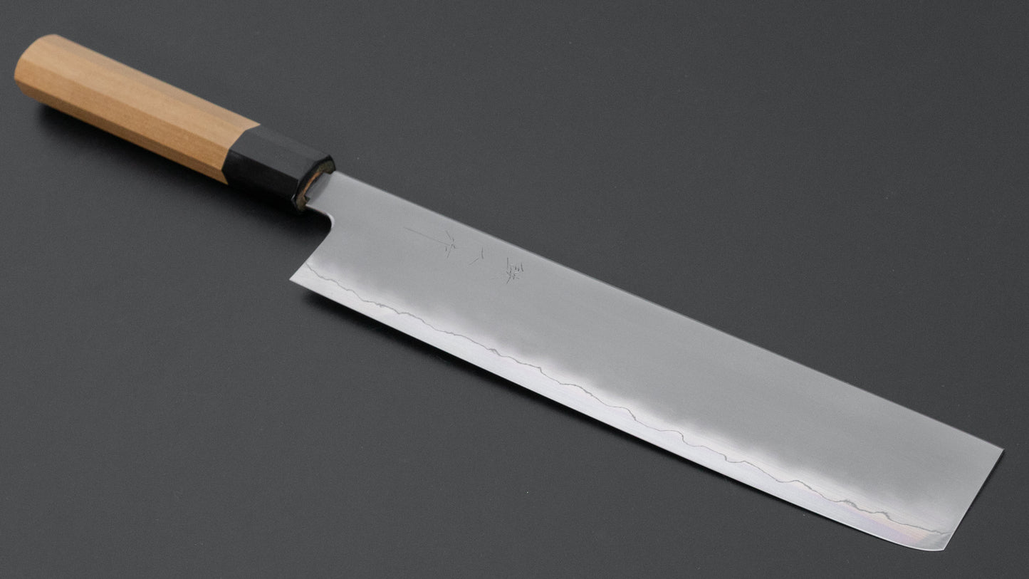 Tetsujin Silver #3 Kasumi Pasta Kiri 270mm Ho Wood Handle