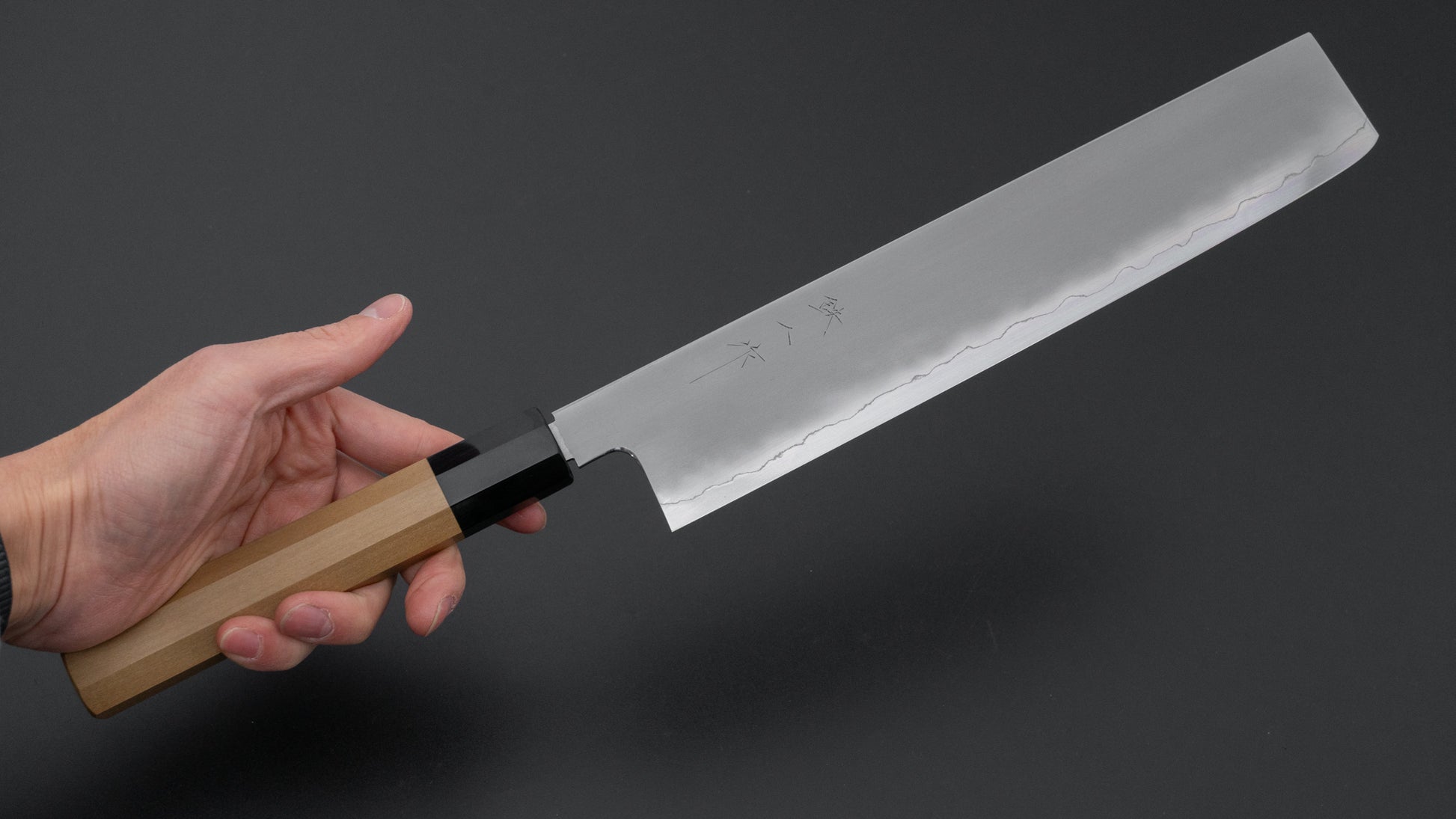 Tetsujin Silver #3 Kasumi Pasta Kiri 270mm Ho Wood Handle