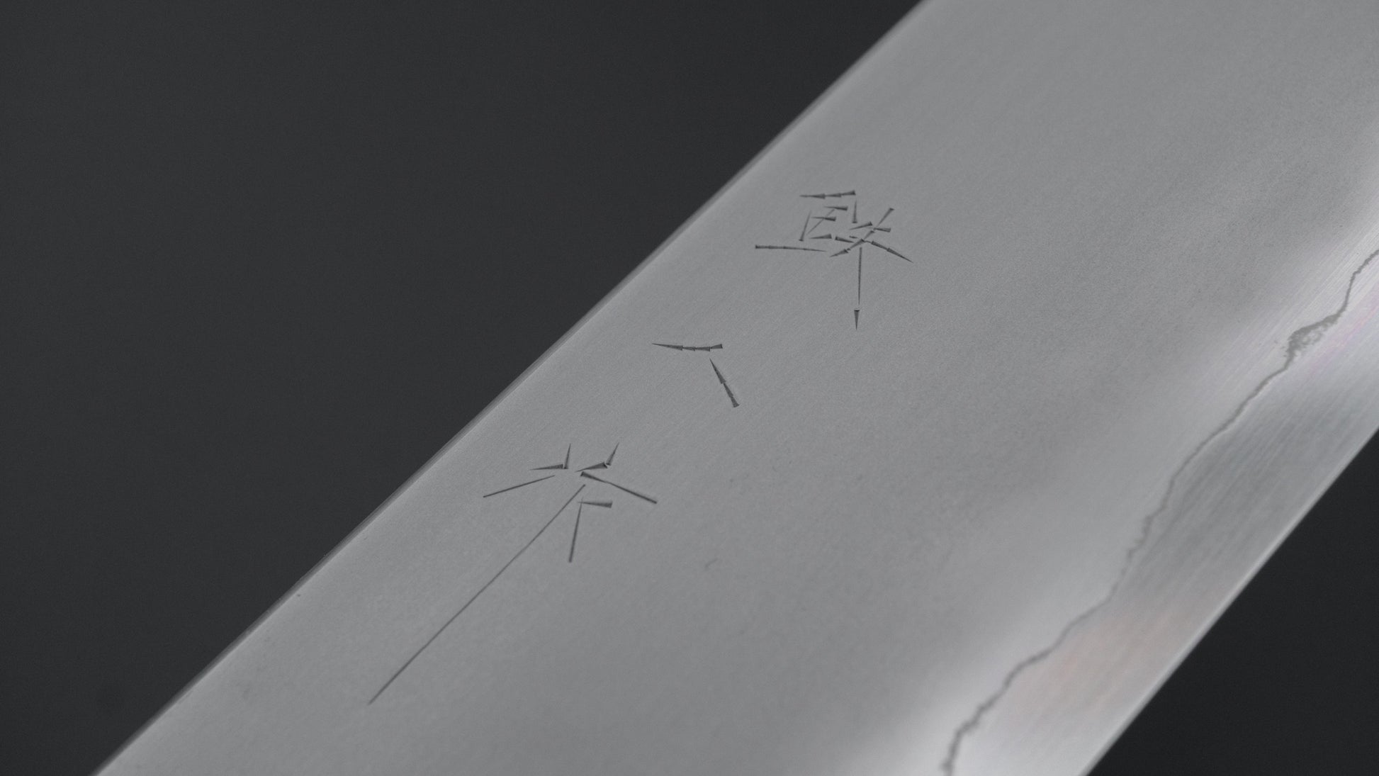 Tetsujin Silver #3 Kasumi Pasta Kiri 270mm Ho Wood Handle