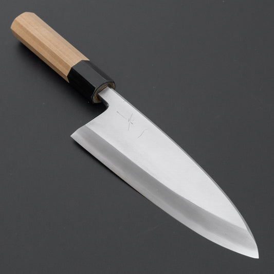 Hitohira Nakagawa Rikichi Silver #3 Deba 180mm Taihei Ho Wood Handle (Saya)
