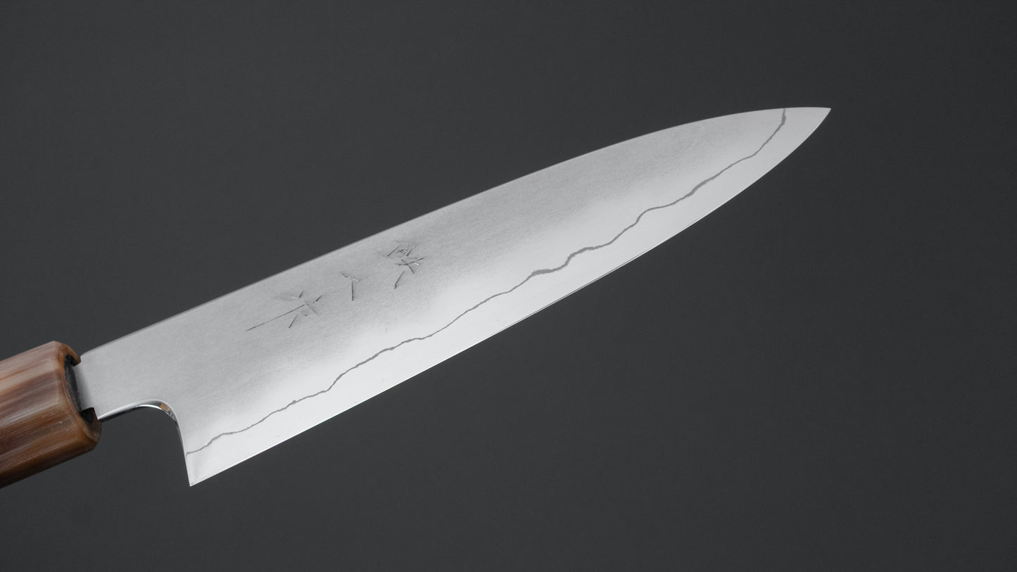 Tetsujin Silver #3 Kasumi Petty 135mm Taihei Makassar Ebony Handle