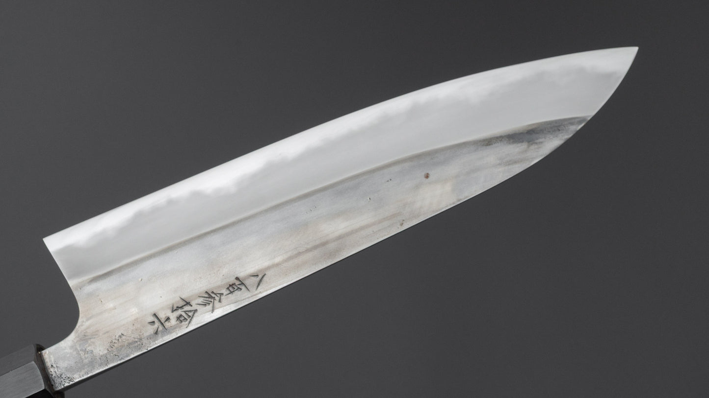 かじや次郎 鎚目 和式 牛刀 240mm 太平鉄刀木柄 (#836)