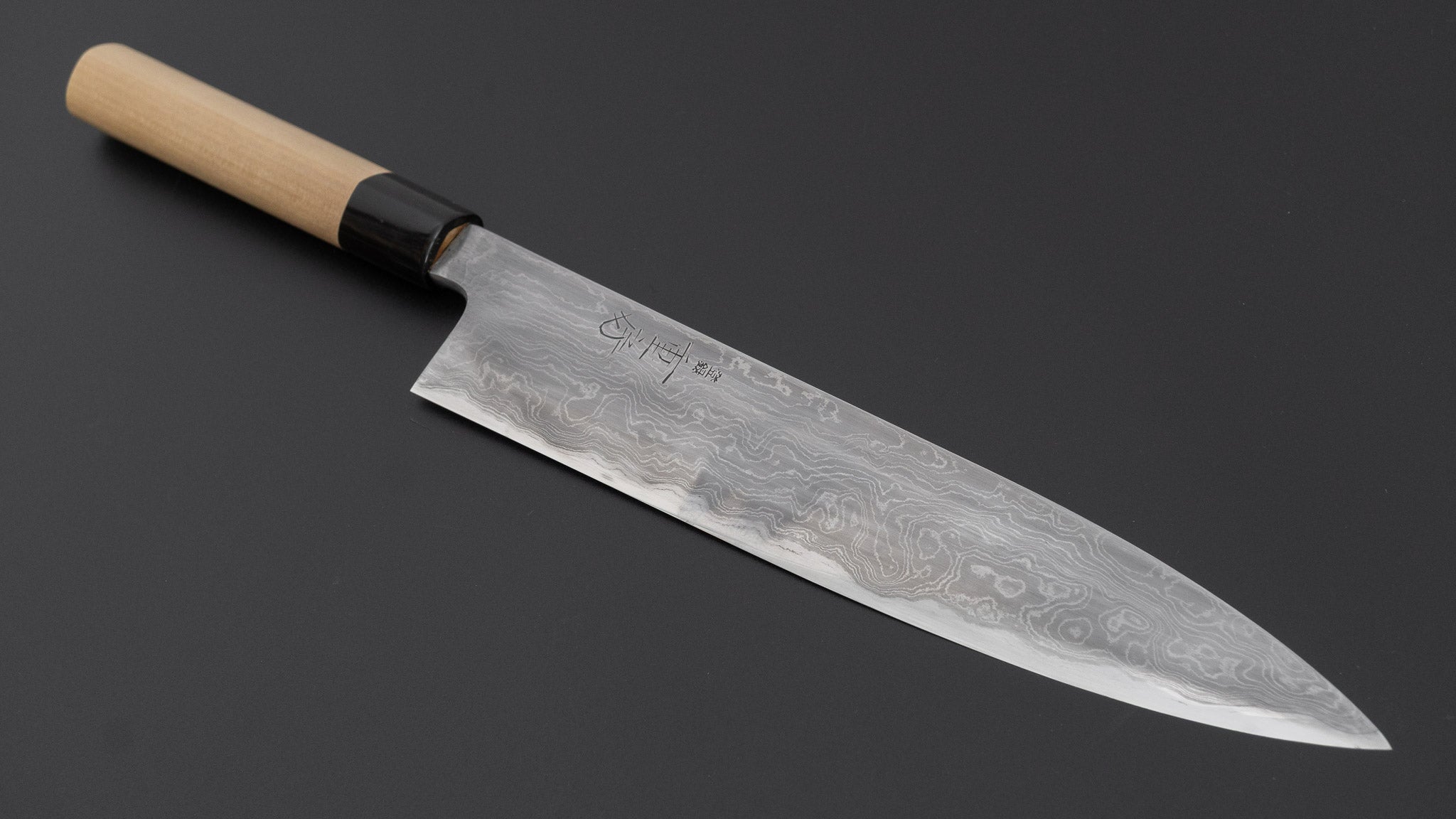 重房 鍛地 牛刀 240mm 朴柄 – HITOHIRA
