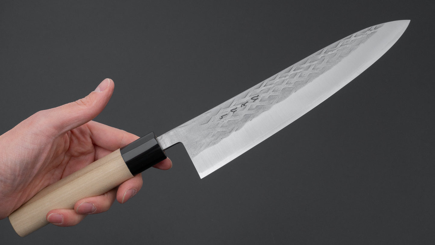 Hitohira TD SLD Tsuchime Gyuto 210mm Ho Wood Handle