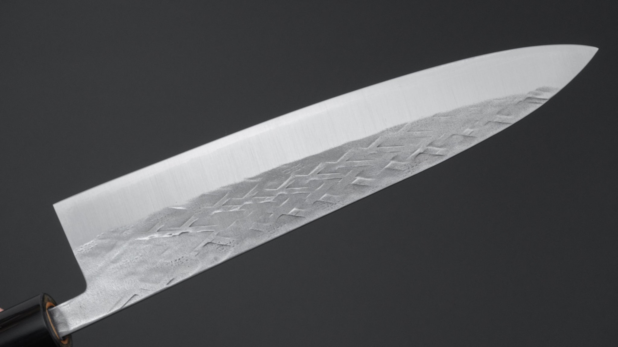 Hitohira TD SLD Tsuchime Gyuto 210mm Ho Wood Handle (D-Shape