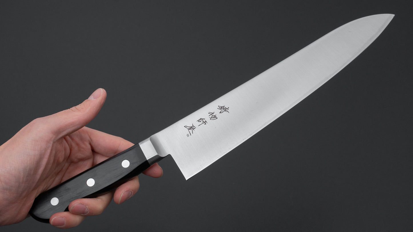Hitohira Imojiya TH Stainless Gyuto 240mm Pakka Handle (Yo)