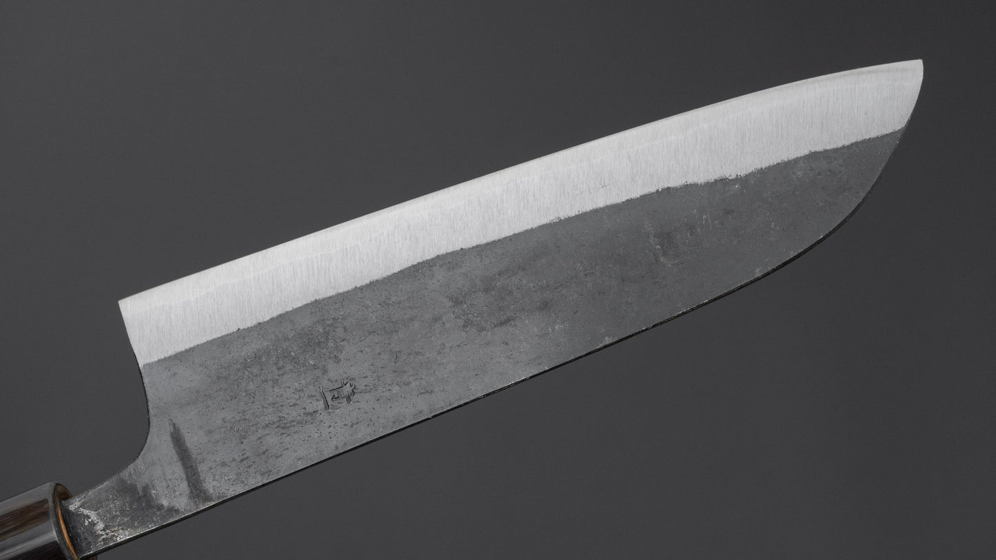 Hitohira Onihiro Blue #1 Santoku 165mm Ho Wood Handle (D-Shape)