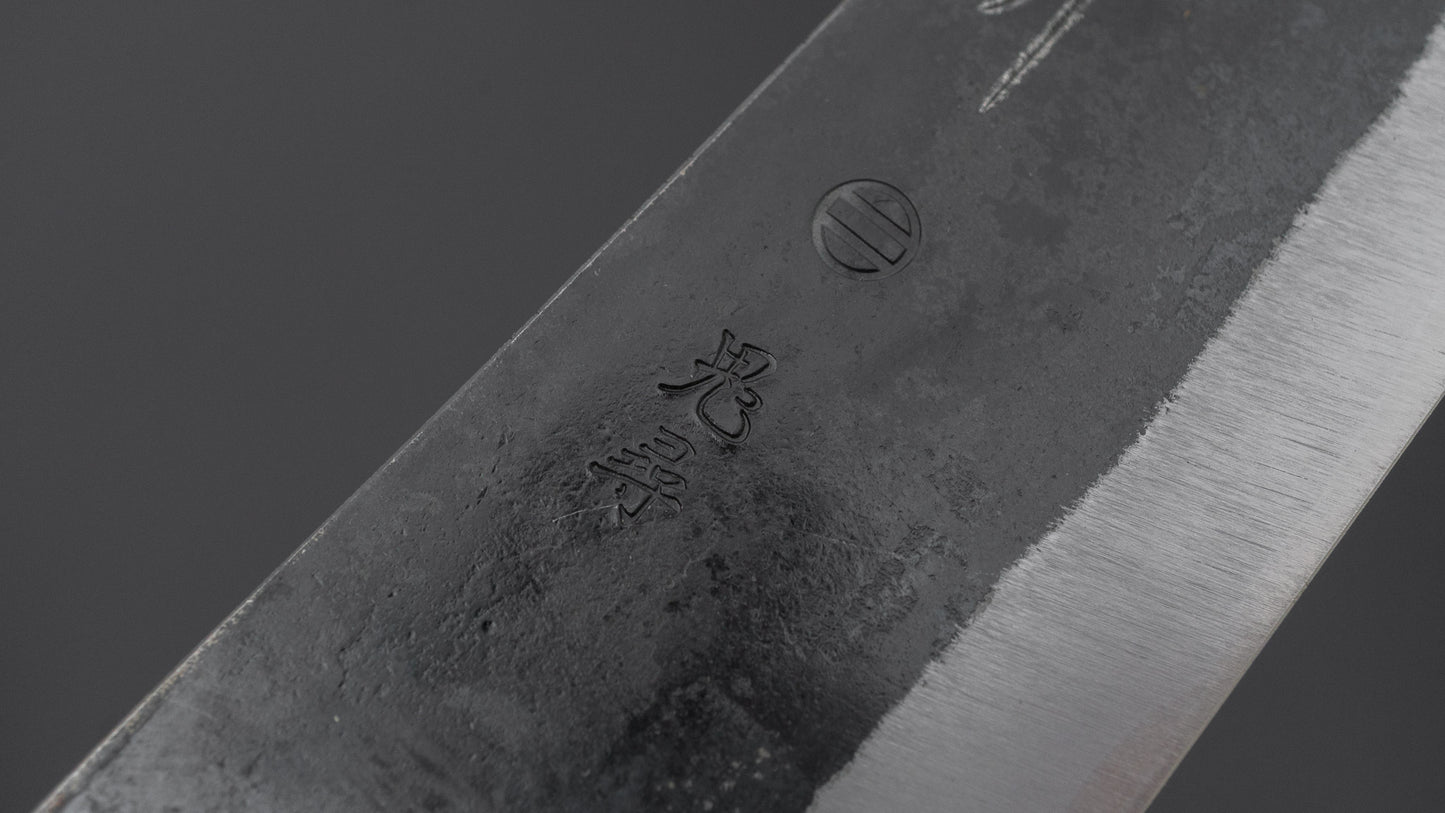 Hitohira Onihiro Blue #1 Santoku 165mm Ho Wood Handle (D-Shape)