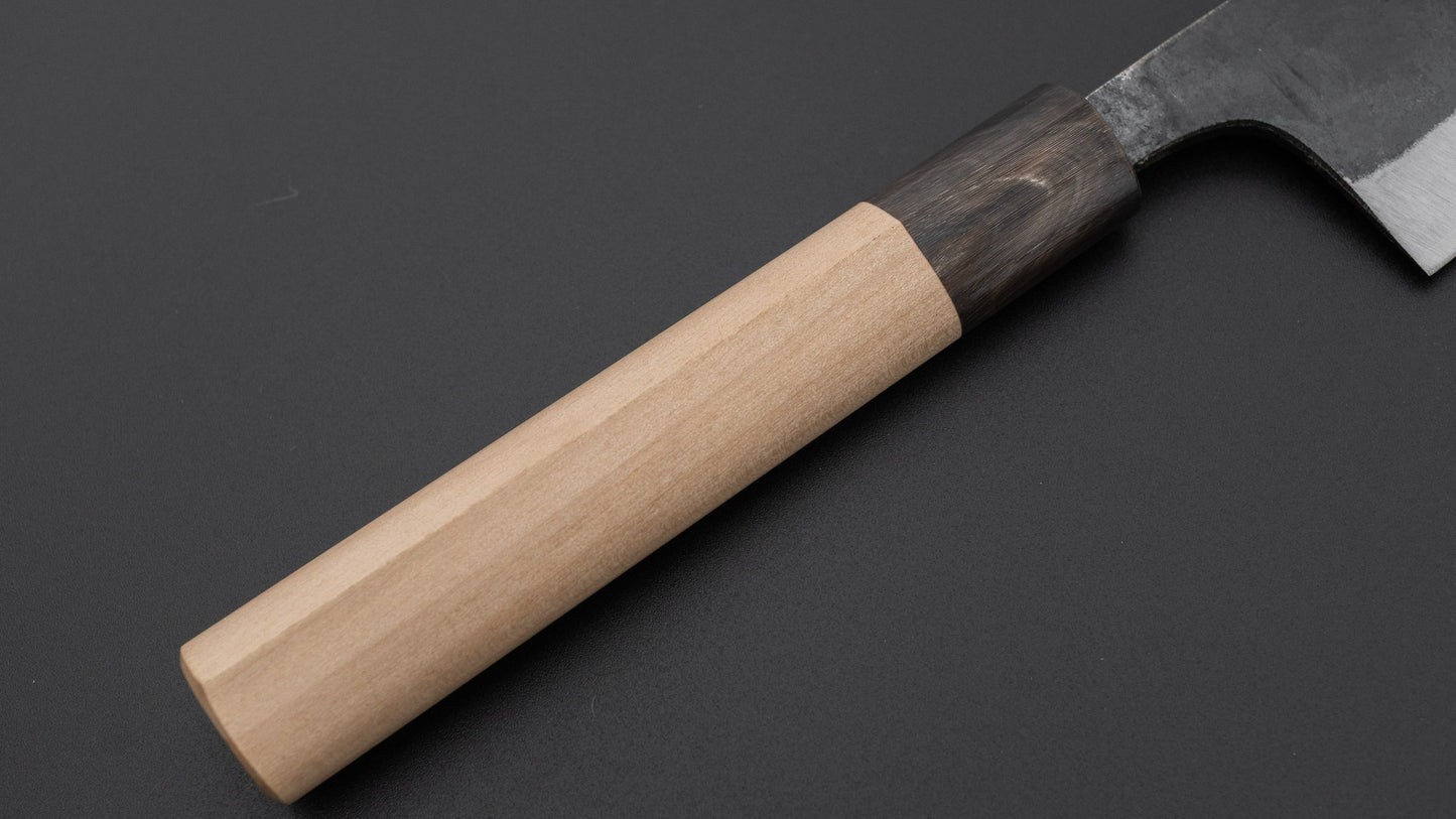Hitohira Onihiro Blue #1 Santoku 165mm Ho Wood Handle (D-Shape)