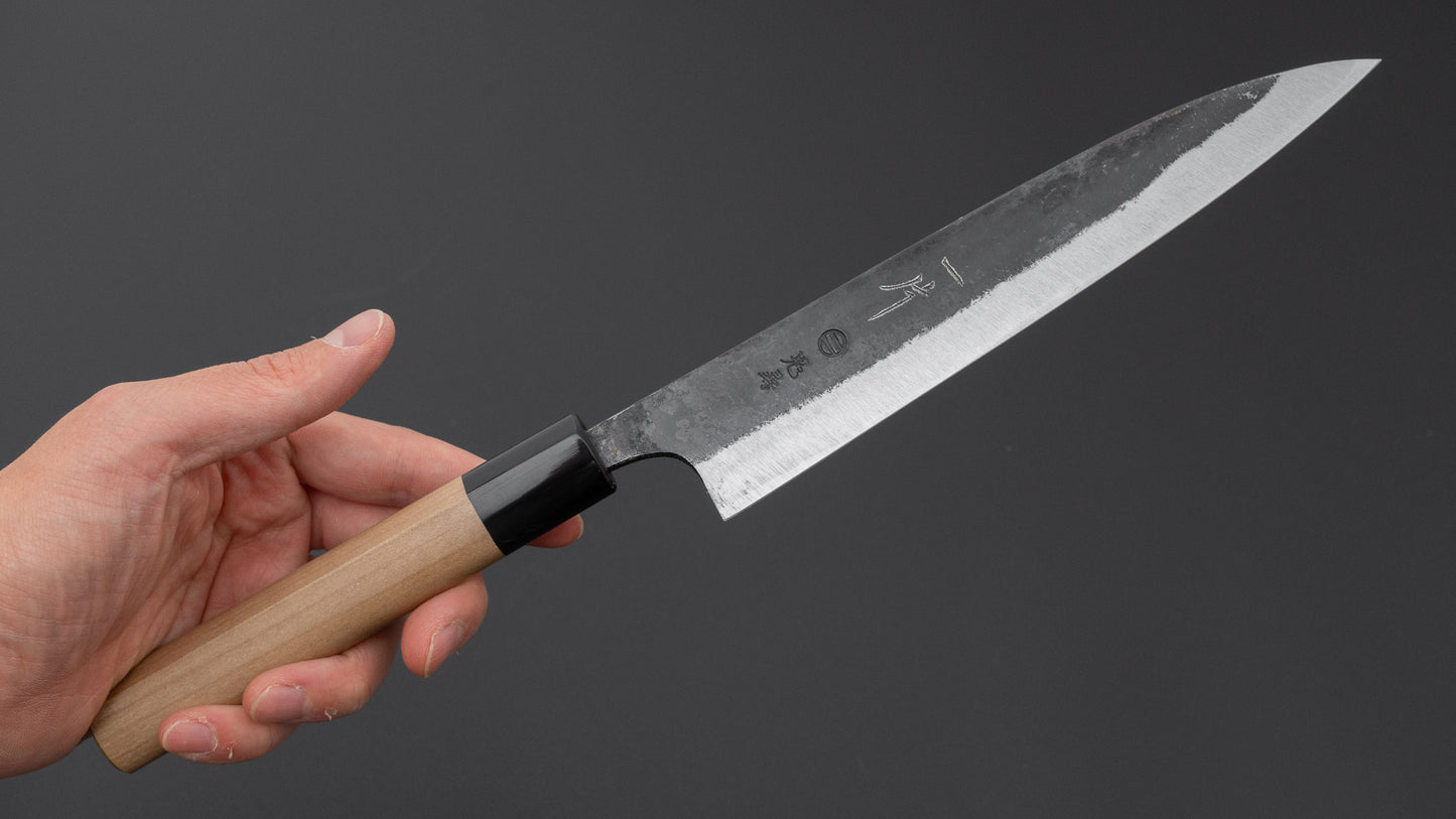 Hitohira Onihiro Blue #1 Petty 180mm Ho Wood Handle (D-Shape)