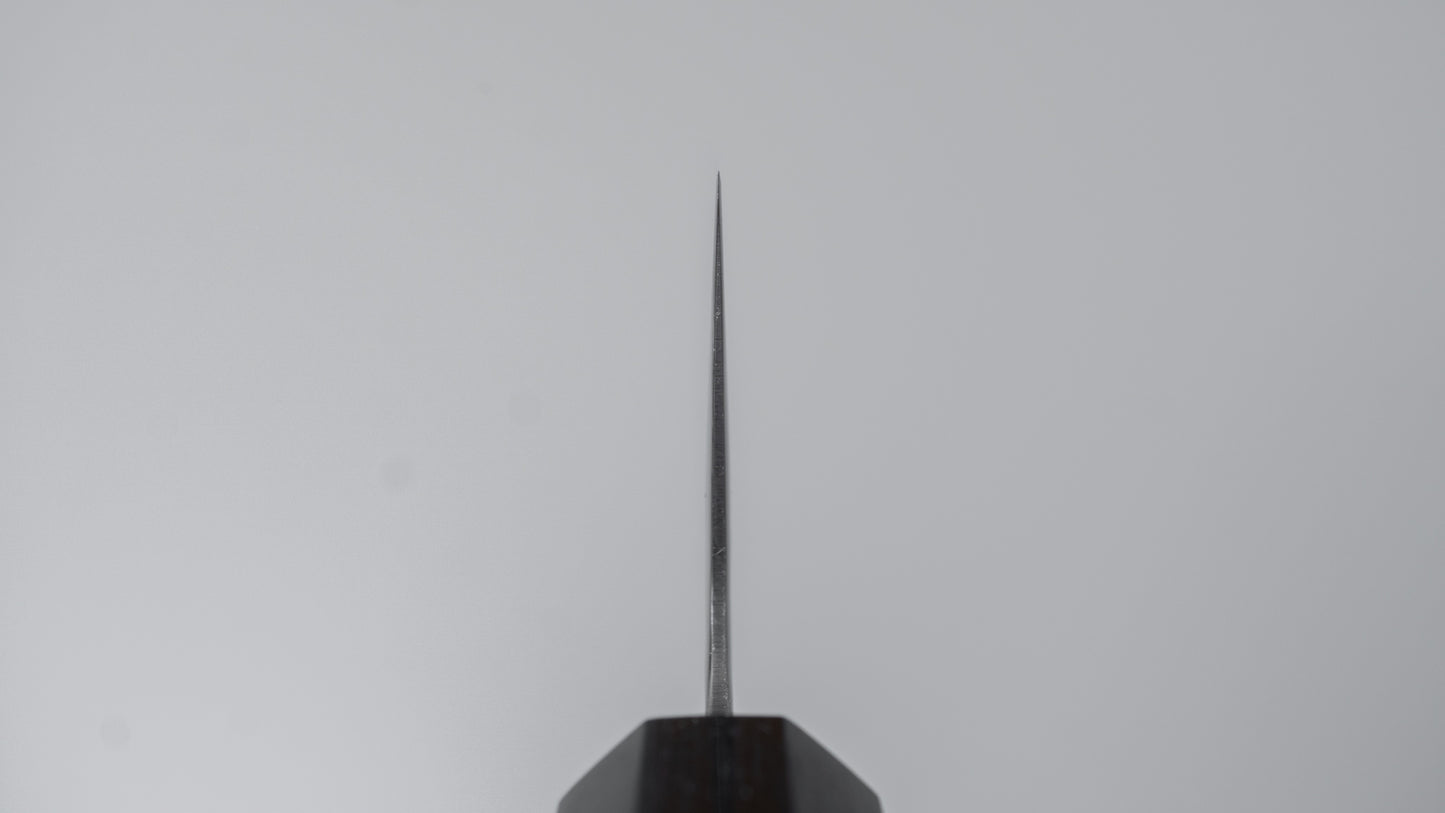 Hitohira Futana S3 Tsuchime Damascus Santoku 170mm Walnut Handle