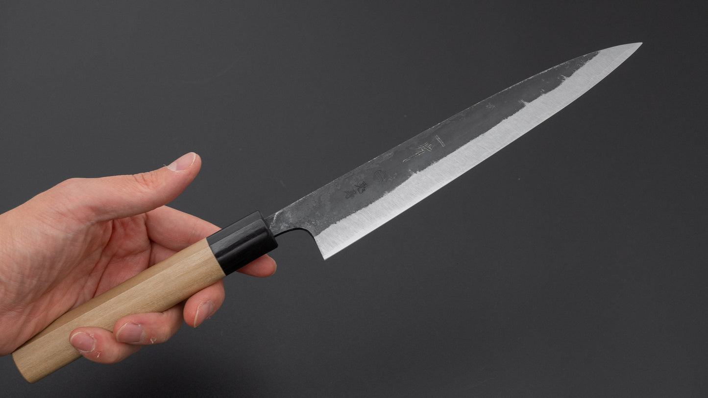 Hitohira Onihiro Blue #1 Petty 195mm Ho Wood Handle (D-Shape)