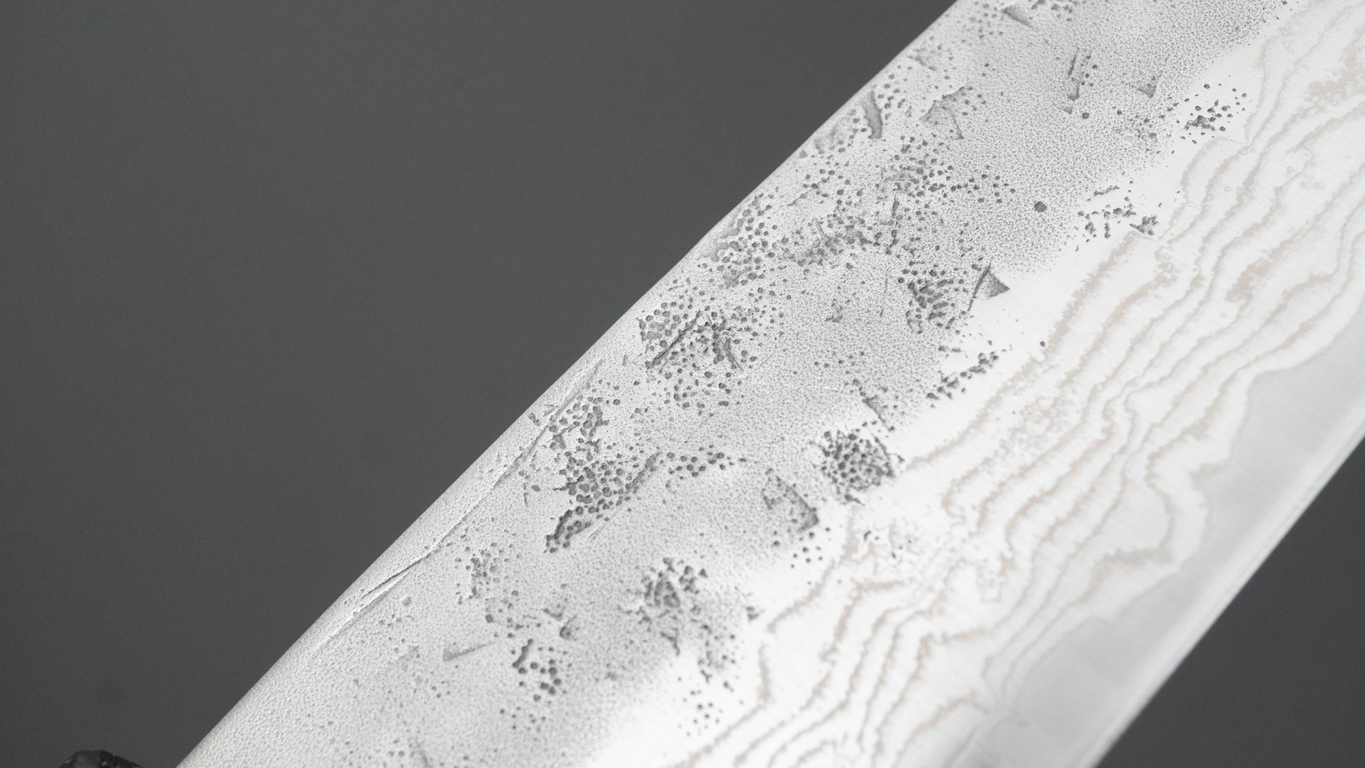 Hitohira Futana Swedish Stainless Nashiji Damascus Santoku 170mm Walnut Handle