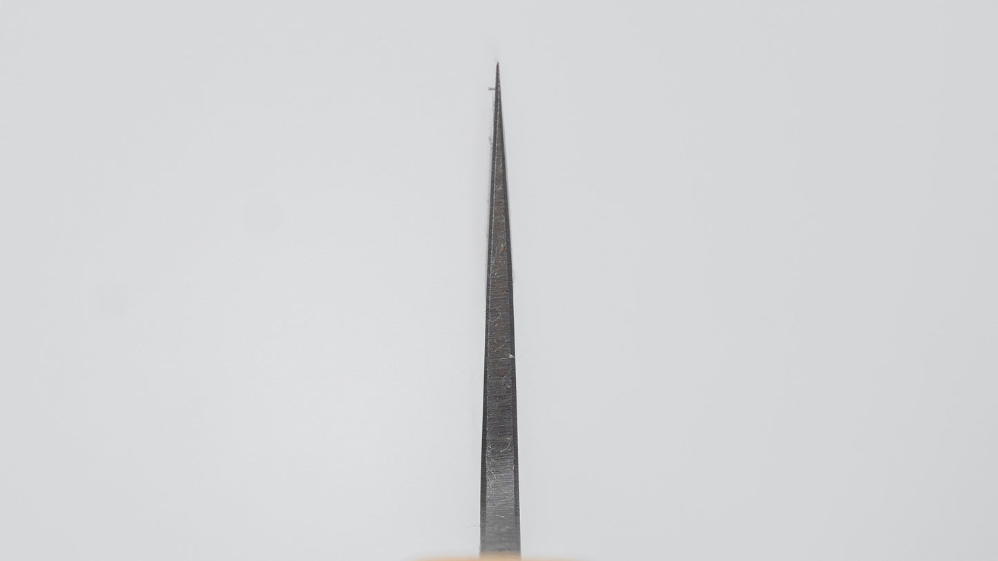 Hitohira TD Blue #2 Stainless Clad Migaki Honesuki Kaku 150mm Walnut Handle