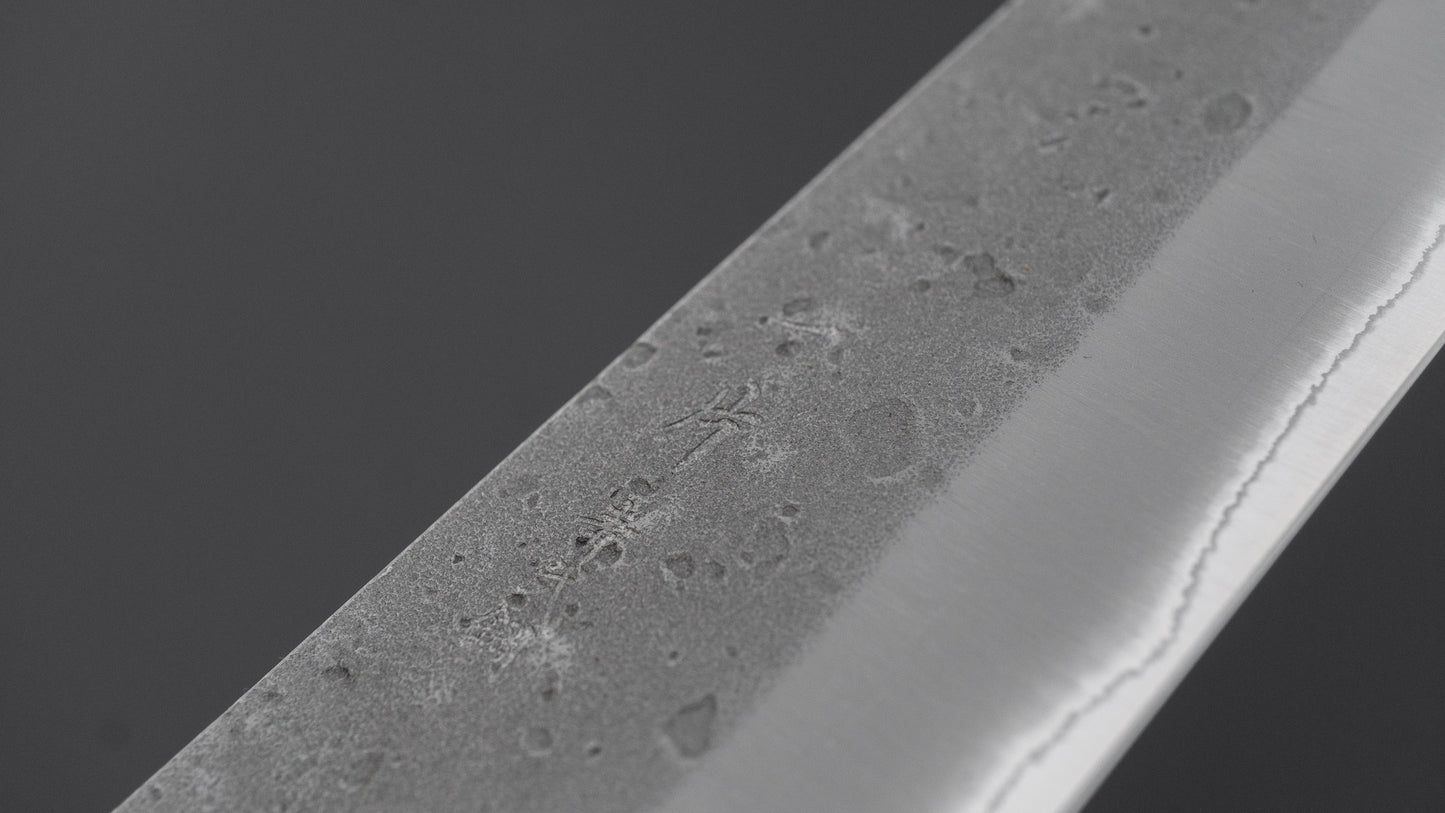 Hitohira TD Blue #2 Stainless Clad Nashiji Yo Sujihiki 270mm Walnut Handle