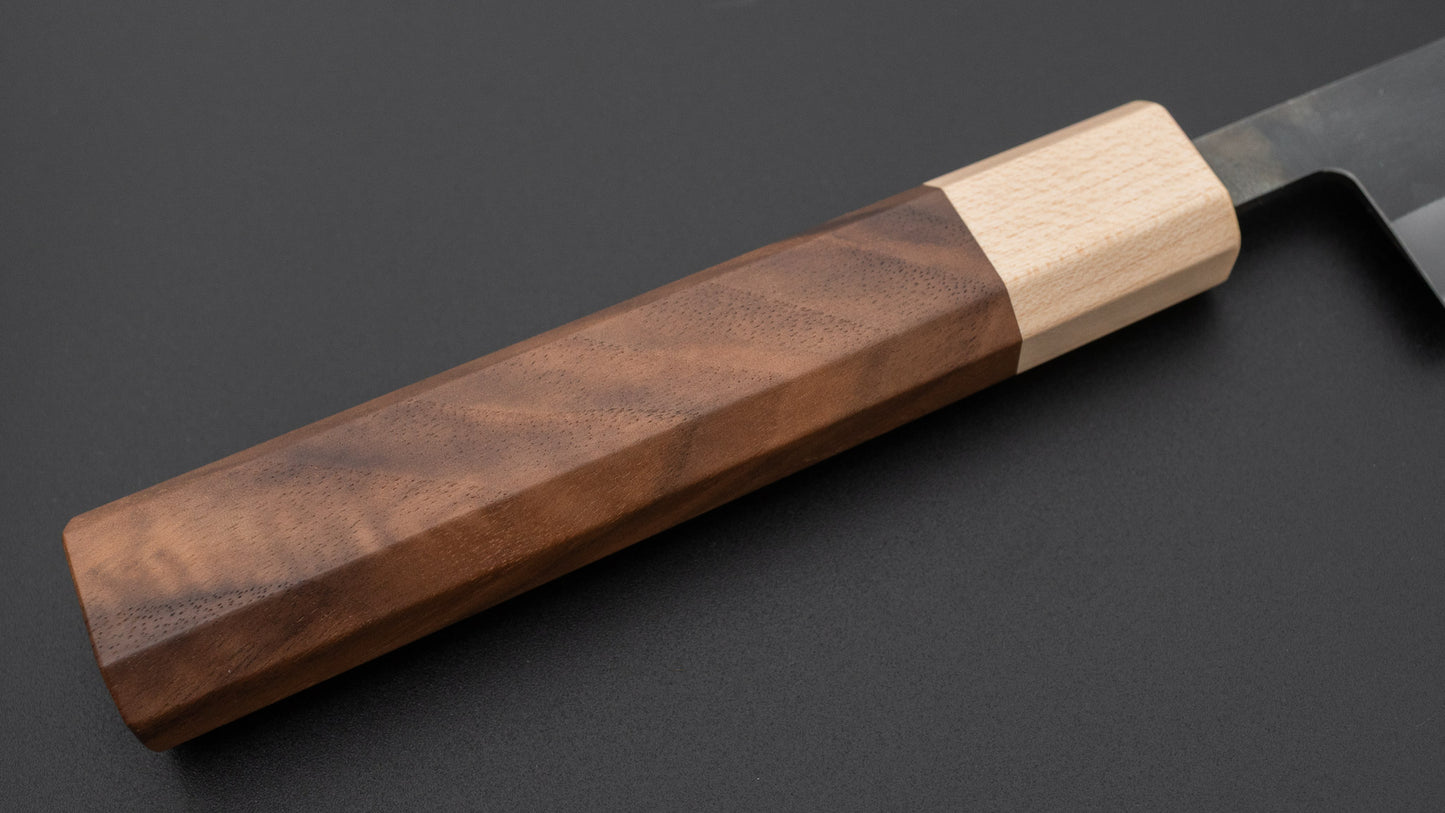 Hitohira TD Blue #2 Stainless Clad Kurouchi Sujihiki 270mm Walnut Handle