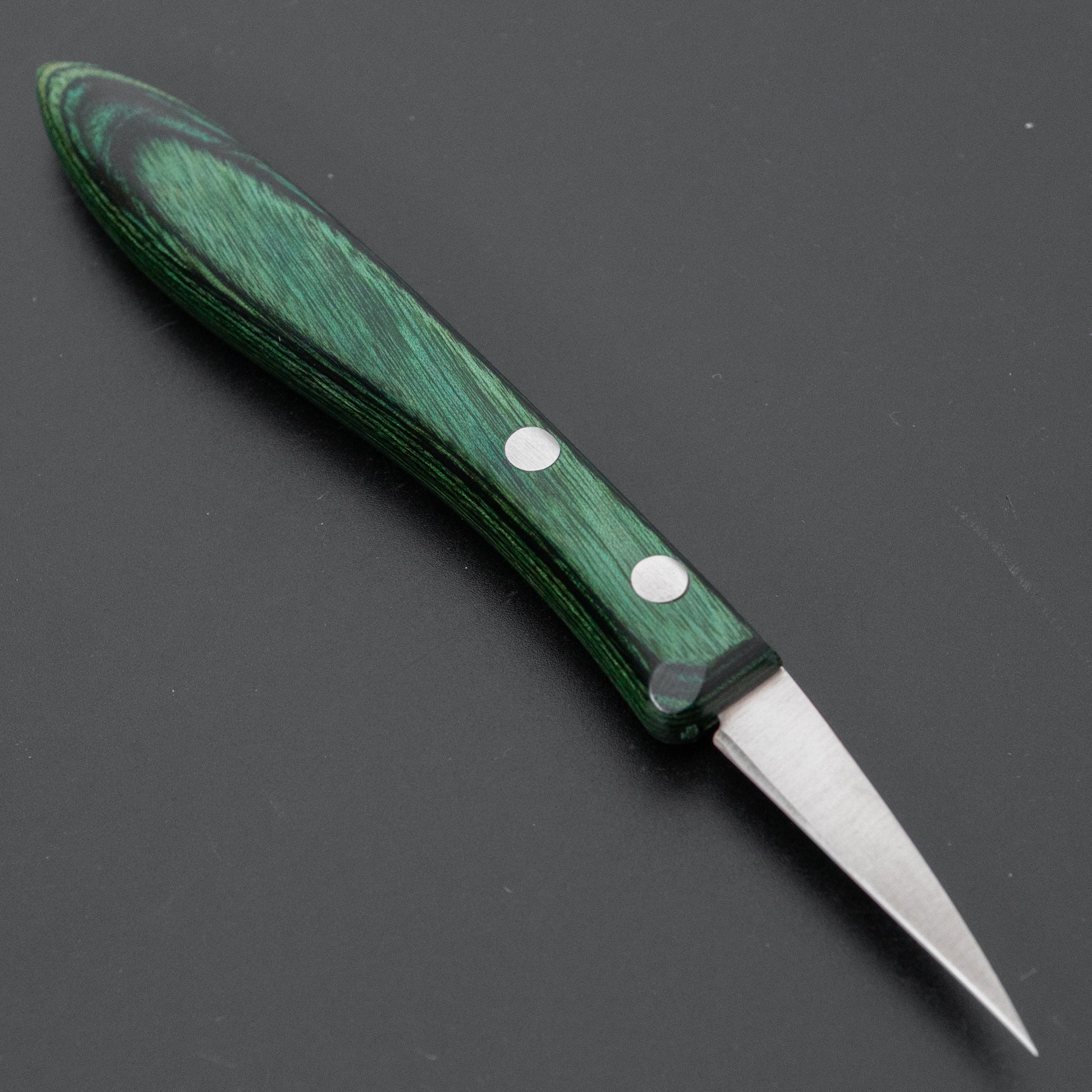 Mumei Curving Knife 40mm Pakka Handle