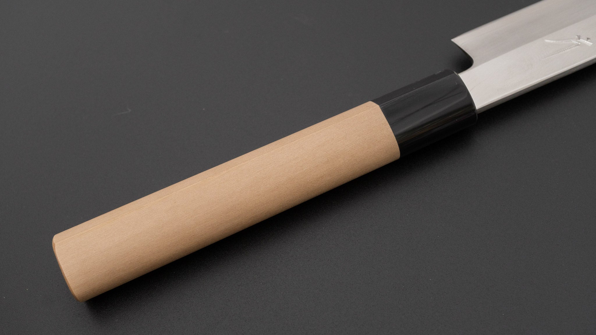 Hitohira Silver #3 Left-Handed Yanagiba 270mm Ho Wood Handle (D