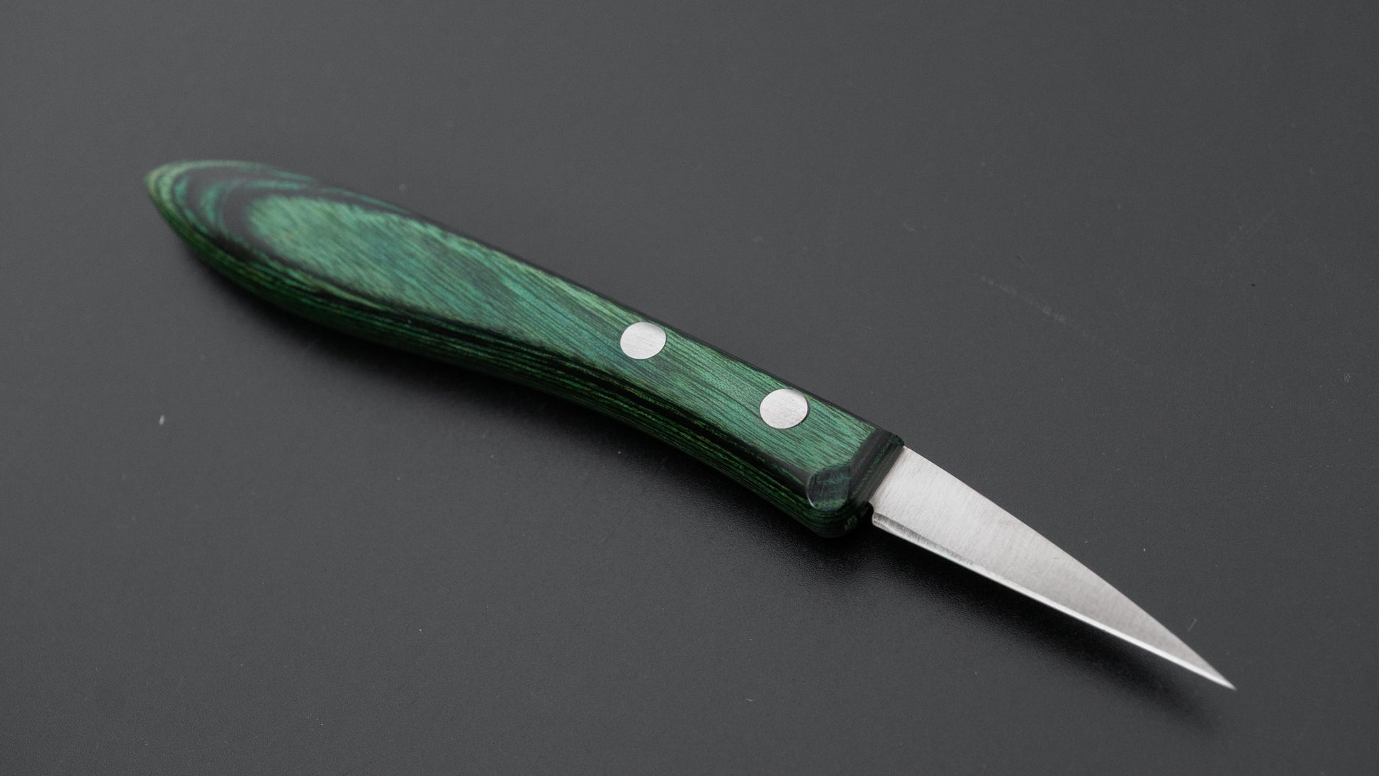 Mumei Curving Knife 40mm Pakka Handle