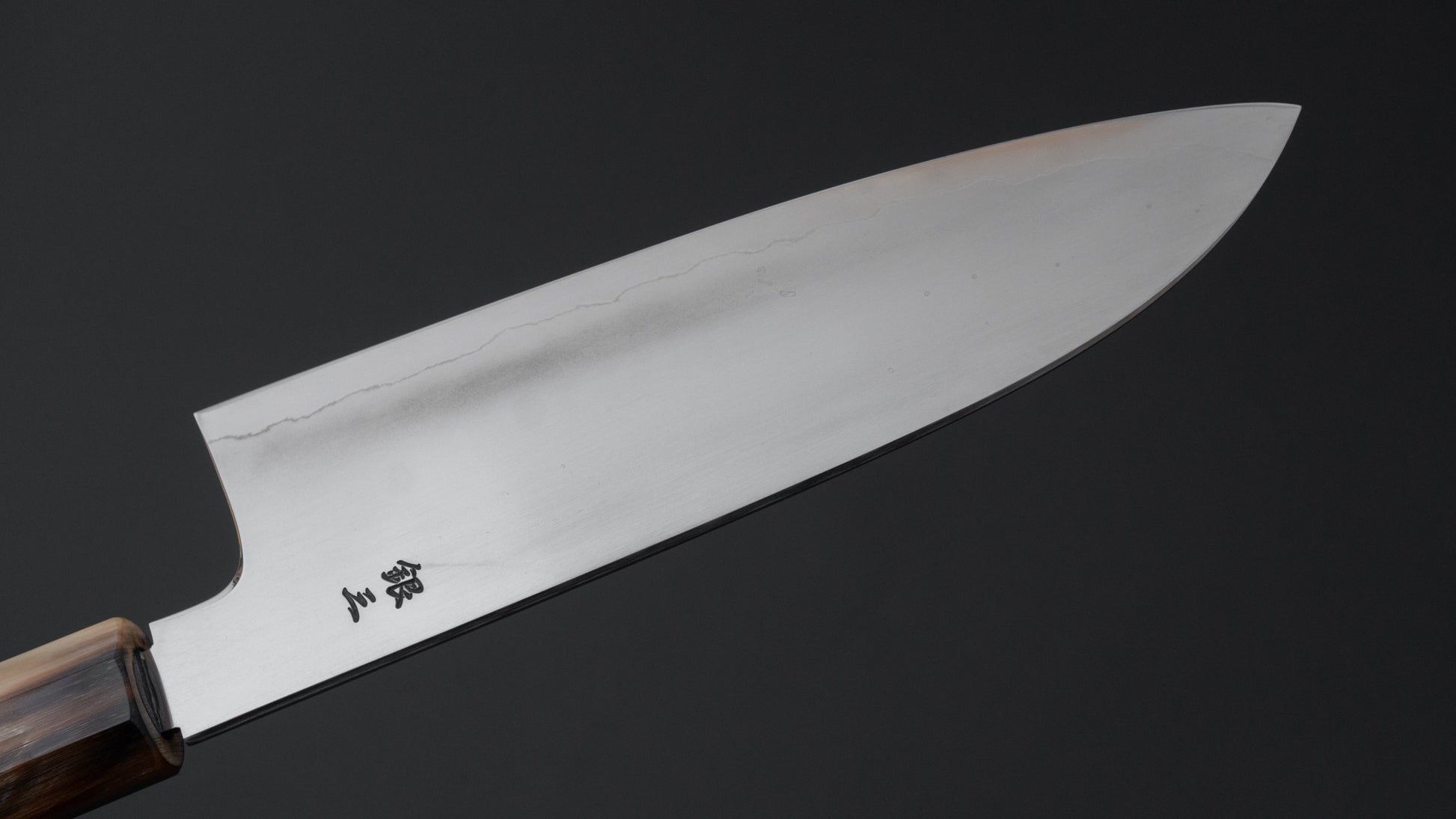 Tetsujin Silver #3 Ukiba Santoku 180mm Taihei Makassar Ebony Handle